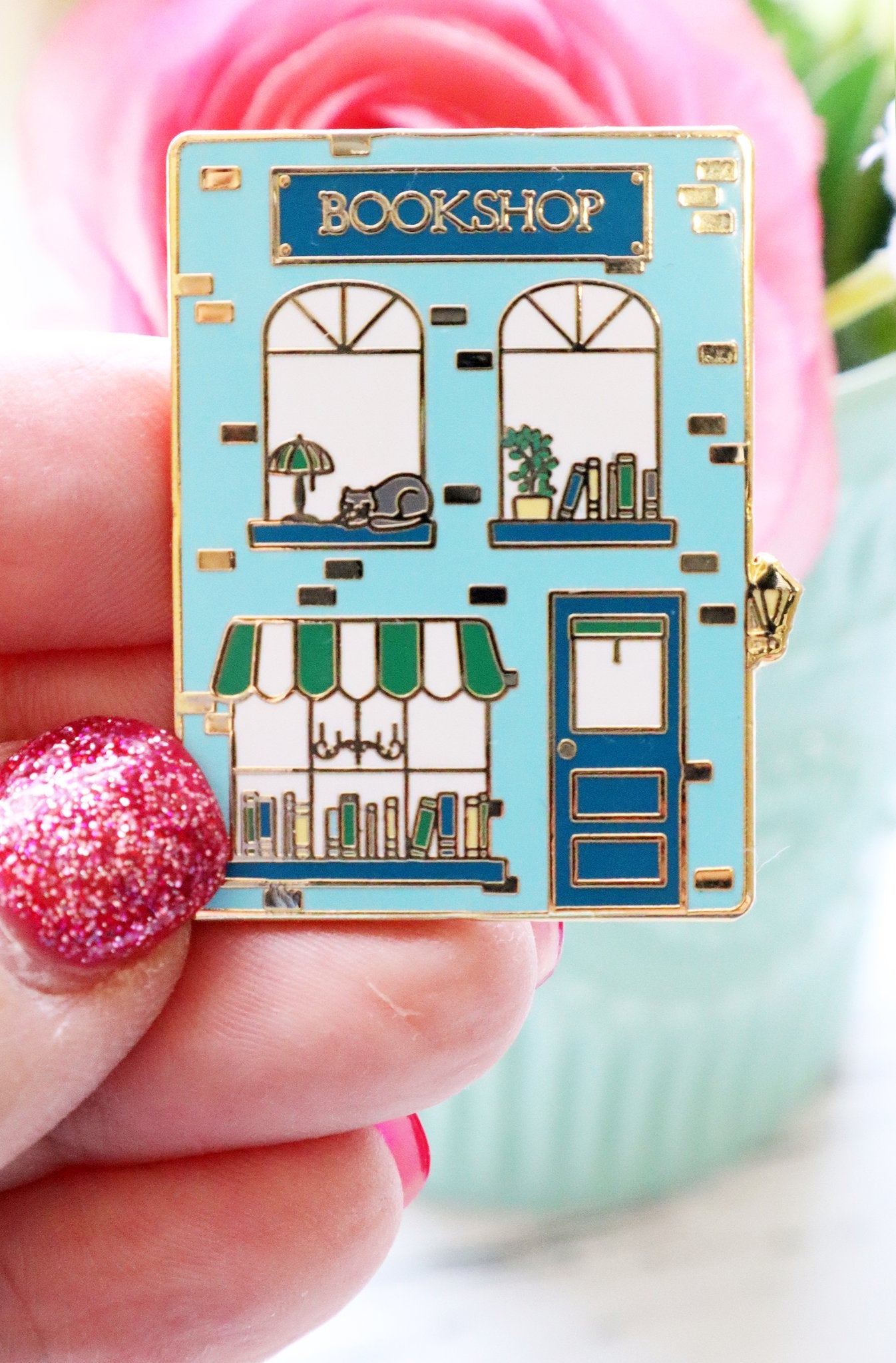 Flamingo Toes Needle Minder - Magnetic Pin Holder for Sewing, Quilting & Embroidery - Perfect for Book Lovers & Crafters