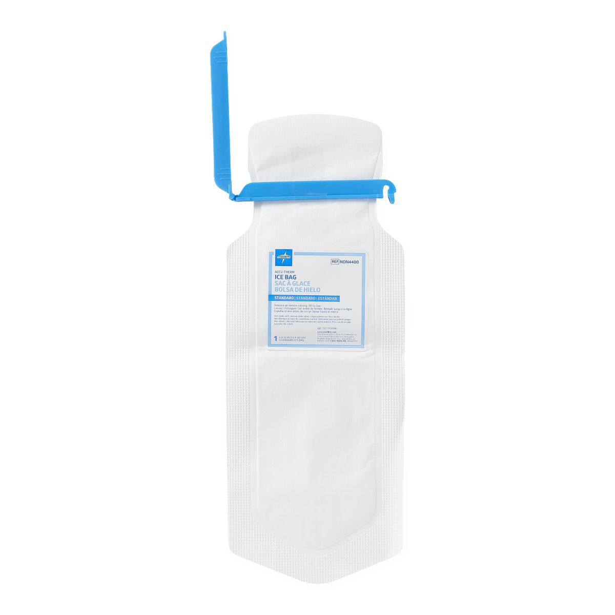 Refillable Ice Bag with Secure Clamp Closure - Perfect for Sports Injuries, Camping, and First Aid Kits