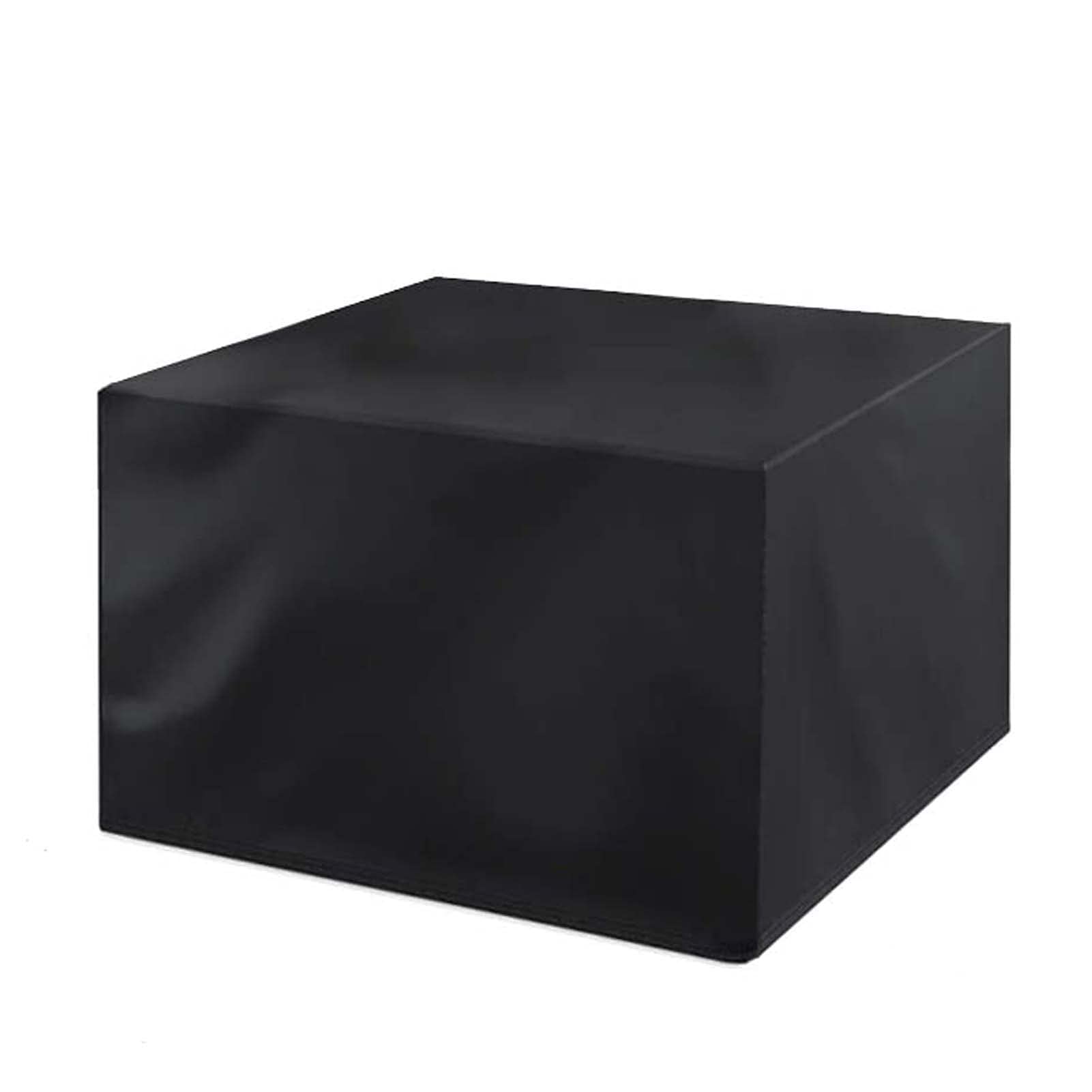 Heavy Duty 420D Oxford Fabric Waterproof Patio Furniture Covers 138x102x28 Inch - Outdoor Table Covers for Garden, Deck & Backyard - All Weather Protection for Rectangular Tables (Black) | Perfect for Rain, Snow & UV Protection