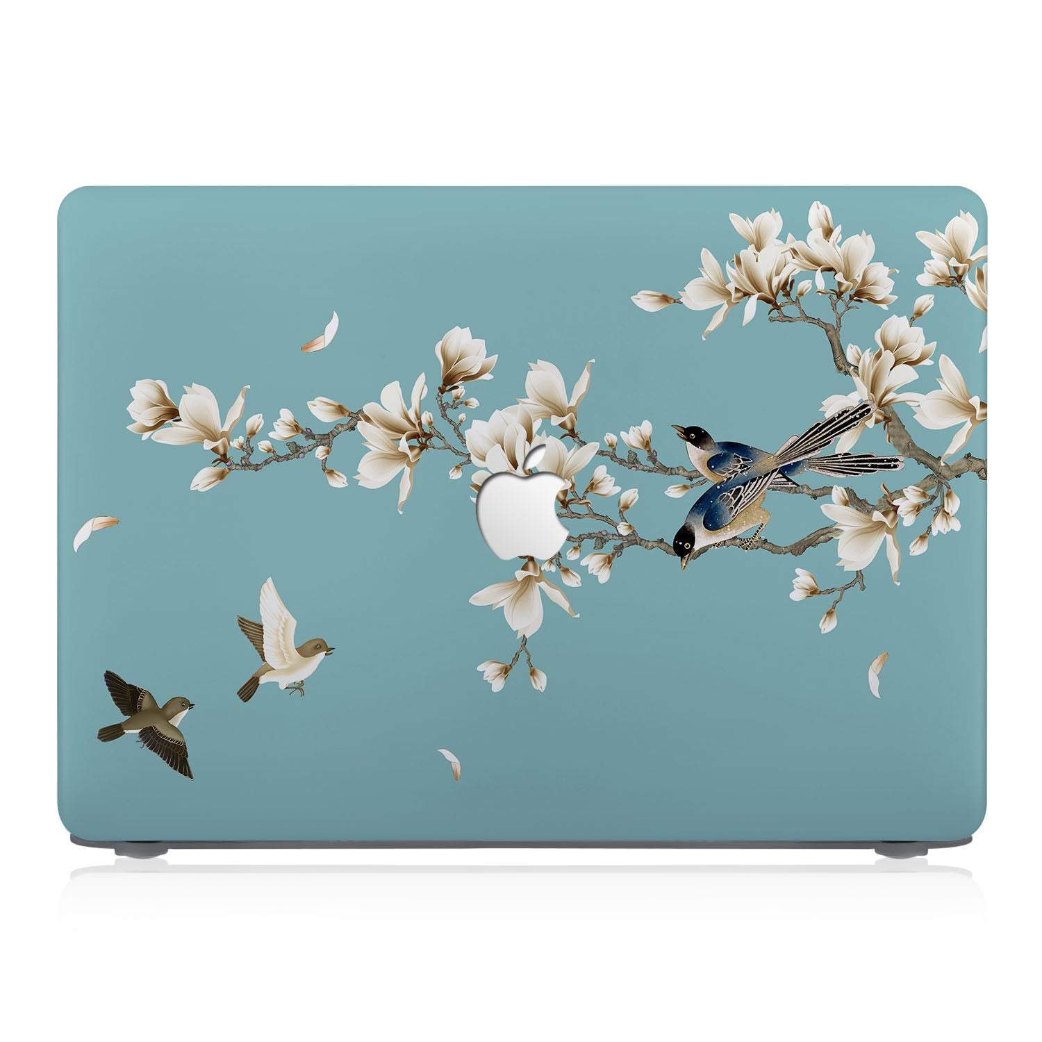 Premium MacBook Case with Birds Design - Slim Protective Cover for MacBook Air/Pro - Perfect for Work, Travel & School