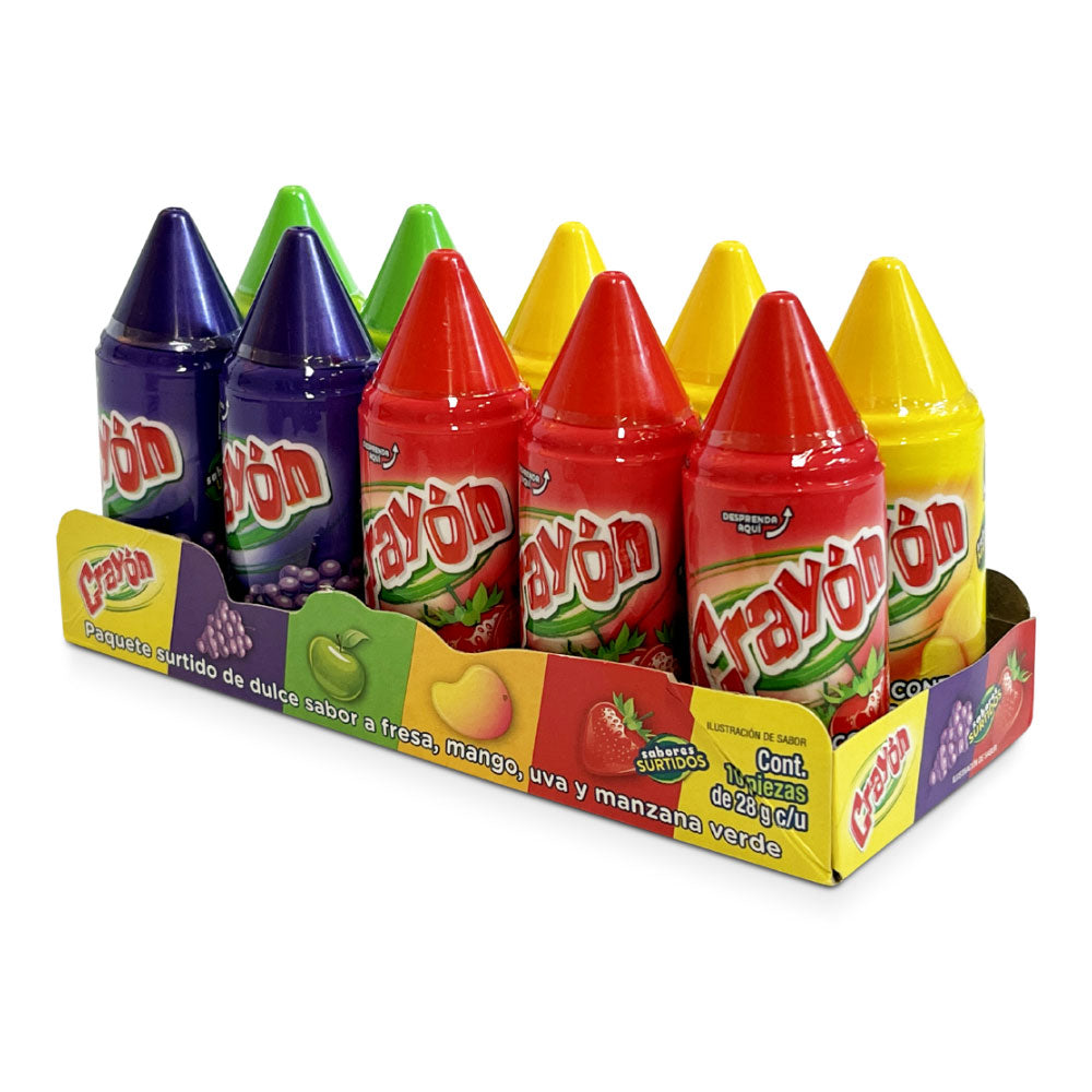Lorena Crayon Mix - 10 Count Box of Assorted Colors for Kids Art Projects, School Supplies & Creative Drawing