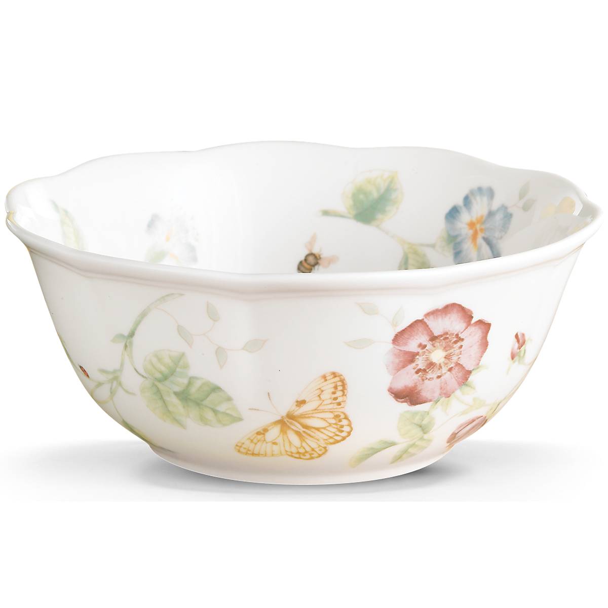 Butterfly Meadow Large All Purpose Bowl - Versatile Serving Bowl for Salads, Pasta, Snacks & Entertaining | Durable & Stylish Kitchenware for Home & Parties