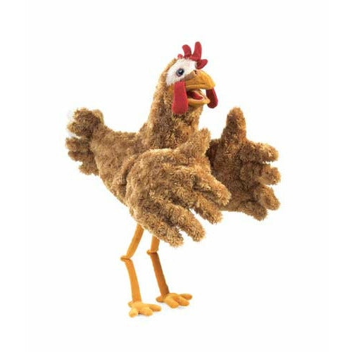 Fun Hand Puppet for Kids - Soft Plush Chicken Puppet Toy for Interactive Play, Storytelling & Early Learning - Perfect for Classroom, Daycare & Home Playtime