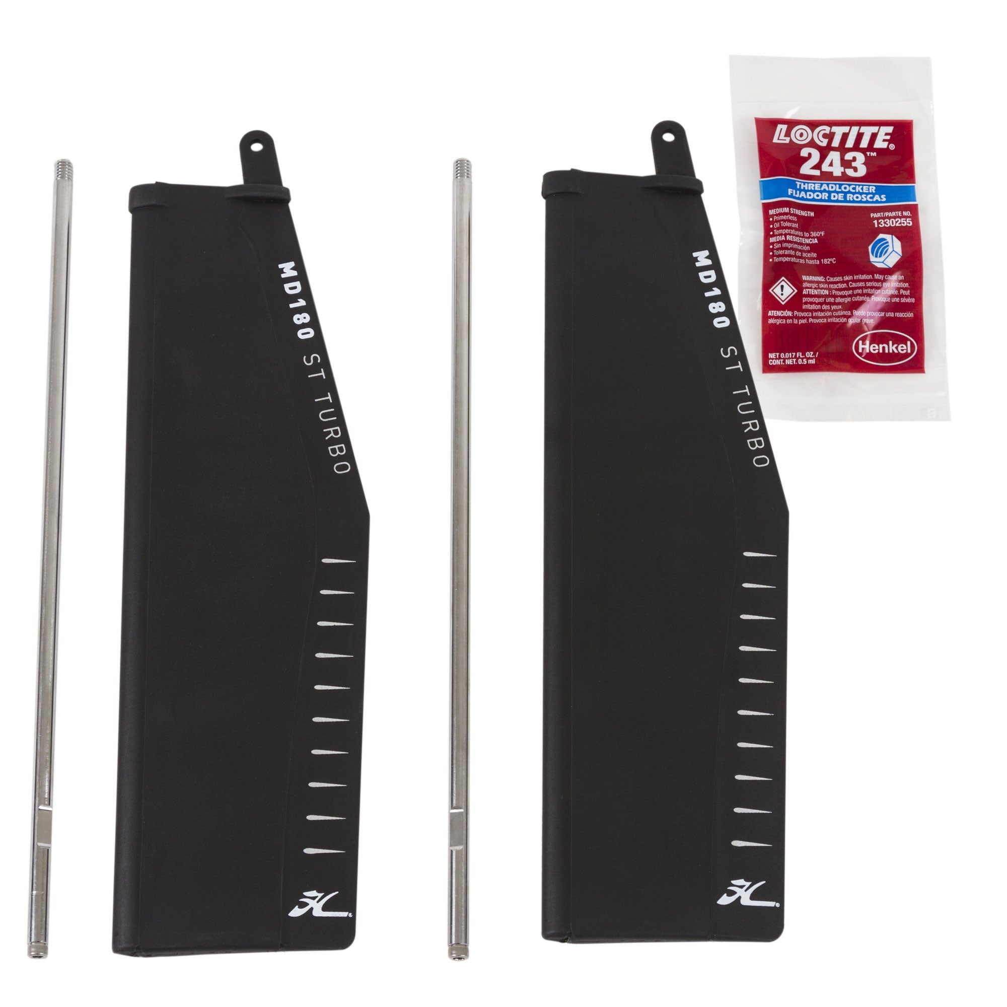 MD180 Turbo Fin Kit - High Performance Boat & Jet Ski Stabilizer for Smooth Water Sports & Racing | Perfect for Wakeboarding, Waterskiing & Offshore Adventures