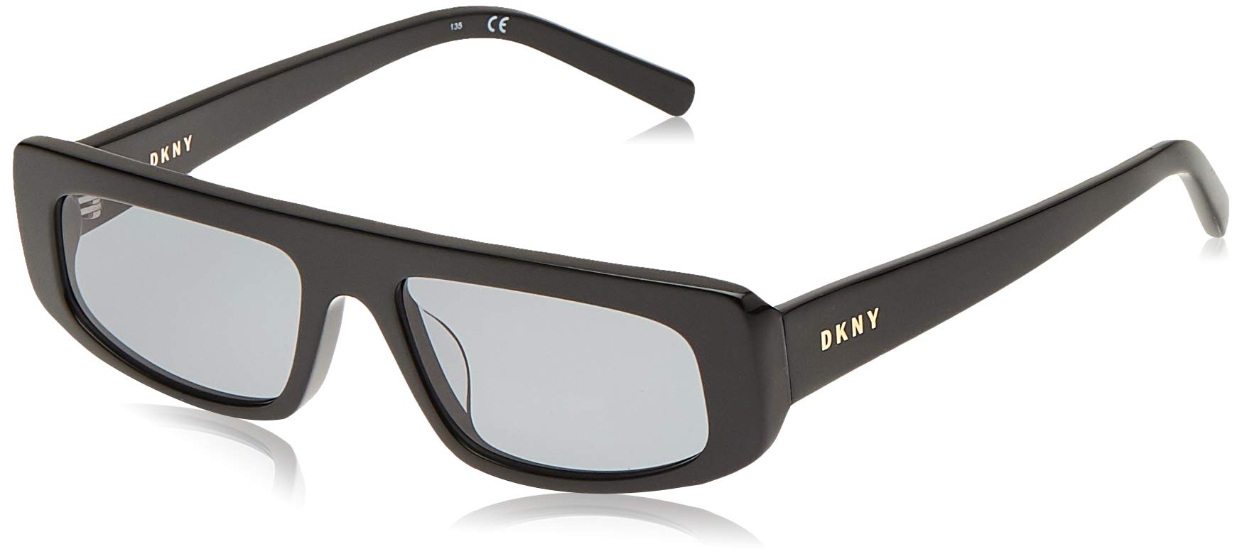 DKNY Women's Dk518s Rectangular Sunglasses - Polarized UV Protection Fashion Shades for Women, Perfect for Driving, Beach & Outdoor Activities