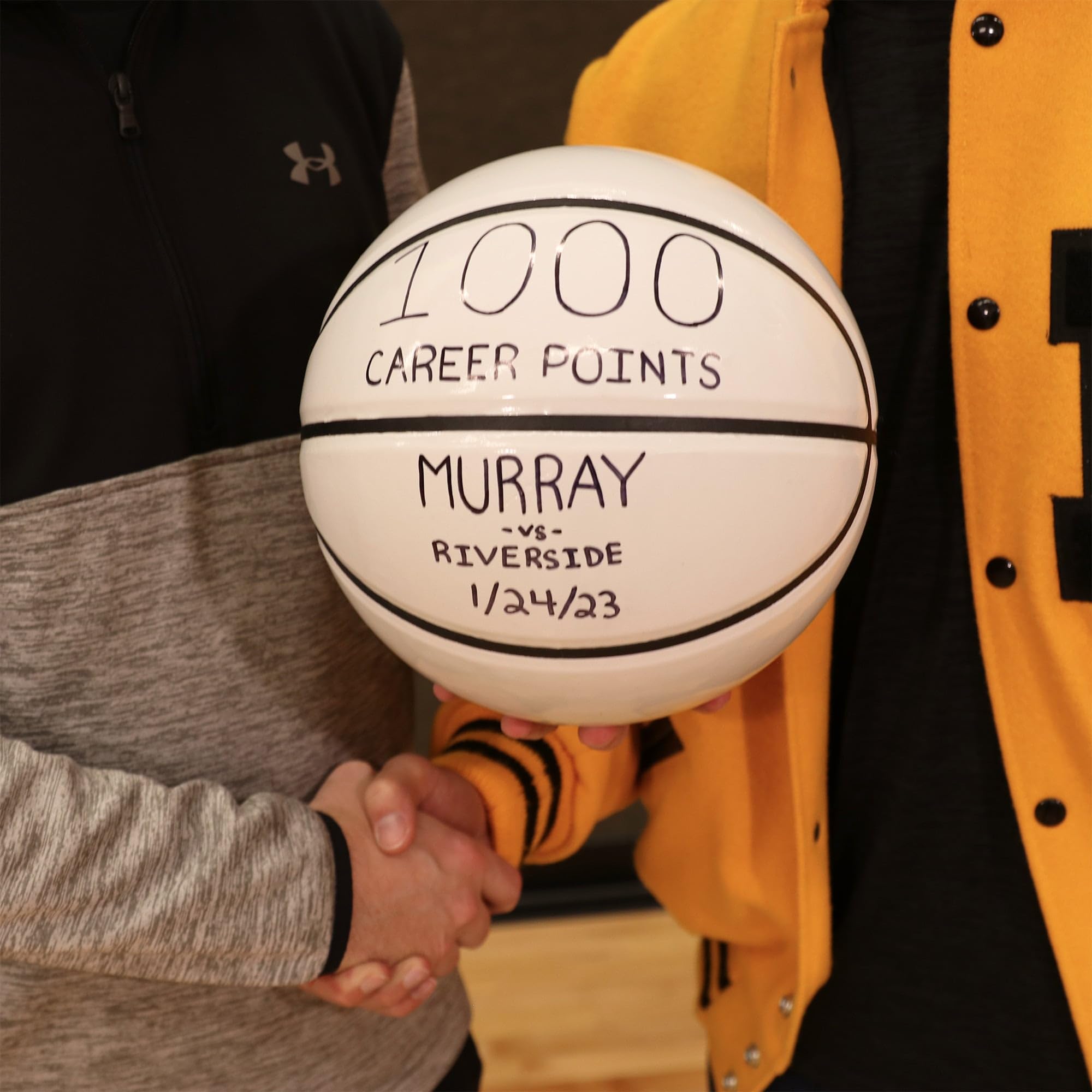 Murray Autograph Basketball with Stand - Signature Display for Collectors, 29.5