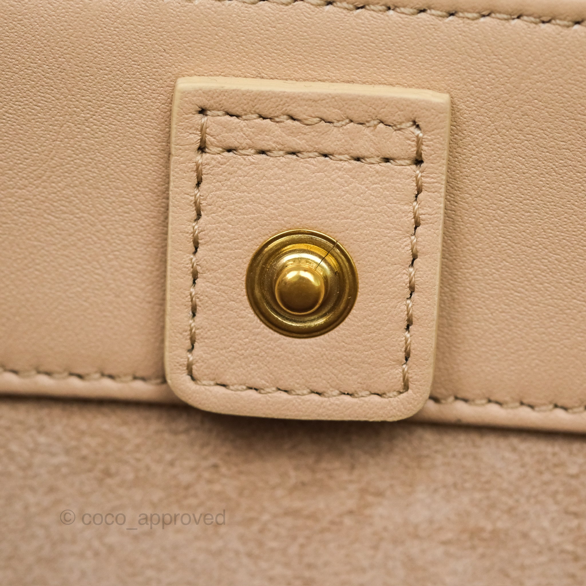 Celine Small Bucket Bag in Triomphe Calfskin Leather Nude | Luxury Crossbody Shoulder Bag for Women | Perfect for Work, Travel & Everyday Use