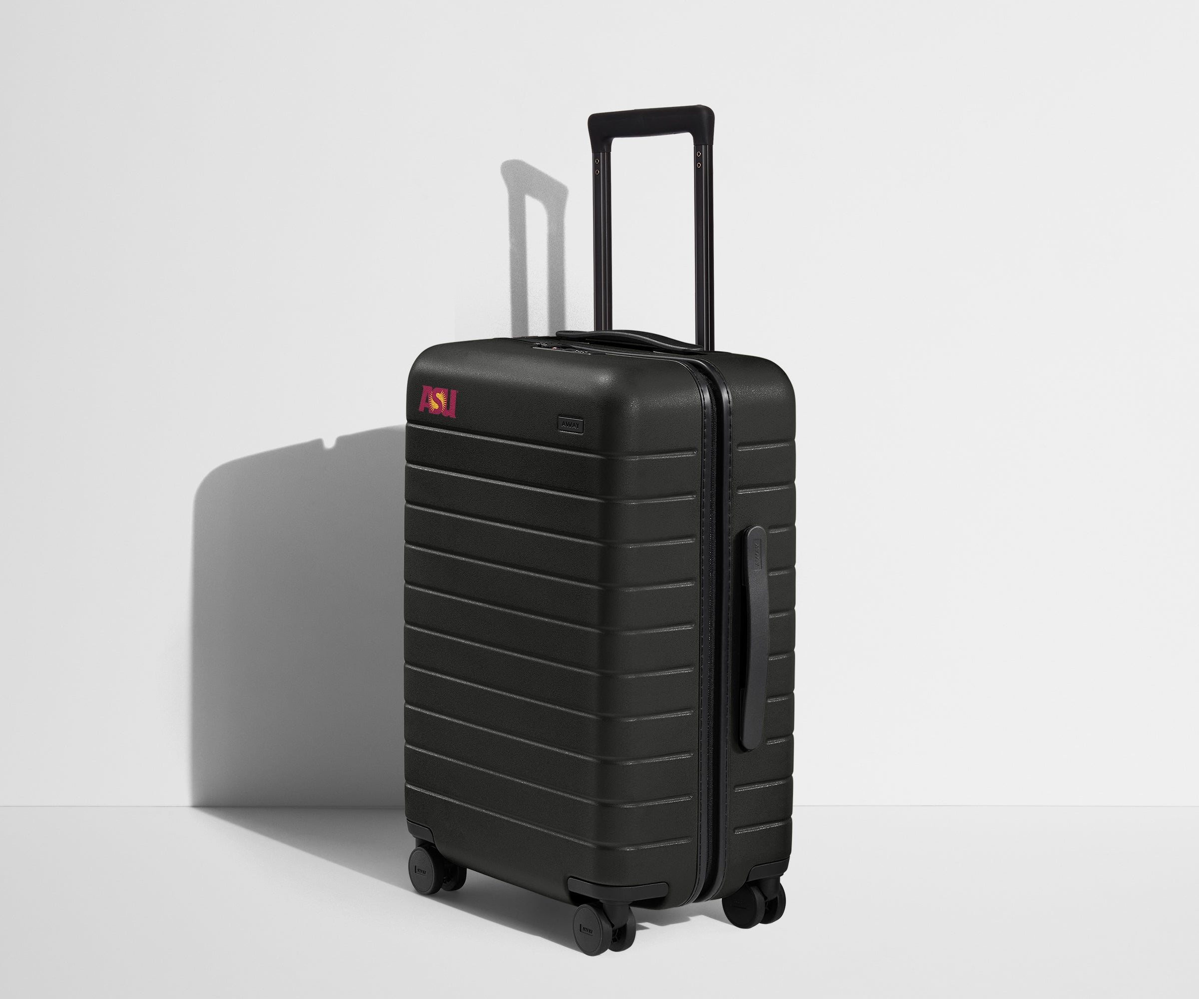 ASU ® The Collegiate Bigger Carry On Luggage - Perfect for College Students, Travel & Weekend Getaways