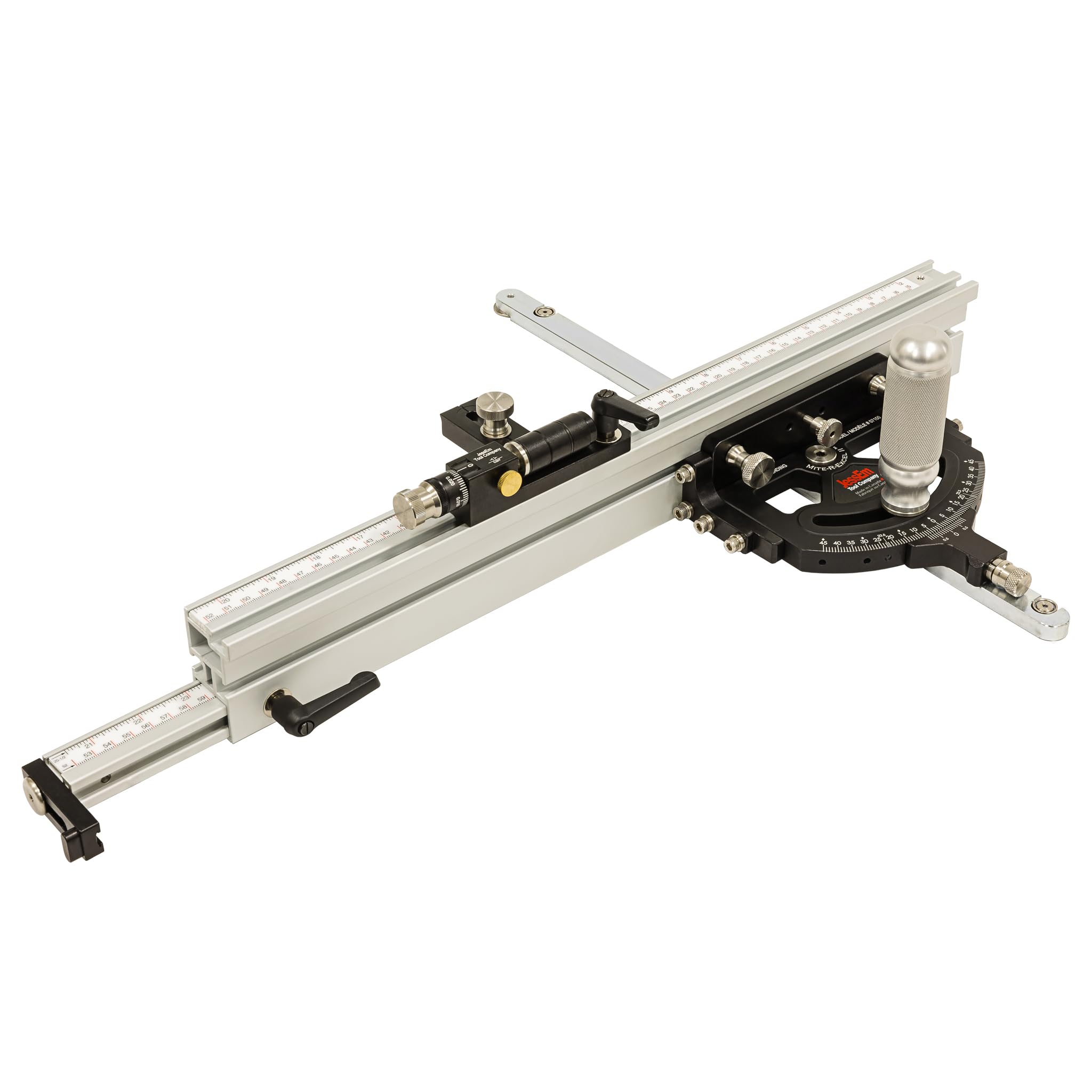 JessEm 07150 Mite-R-Excel II Precision Miter Gauge with Micro Adjuster - Perfect for Woodworking, Cabinet Making & DIY Projects