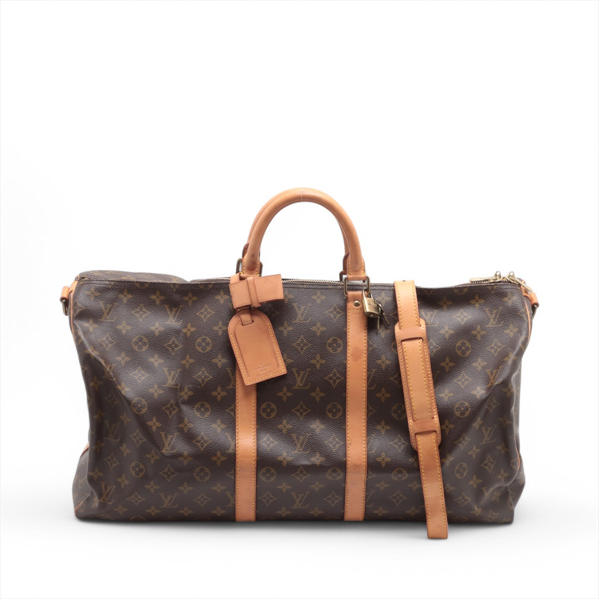 Louis Vuitton Monogram Keepall 55 Travel Duffle Bag - Luxury Designer Weekend Carry-On Luggage for Men & Women | Perfect for Travel, Gym, and Business Trips