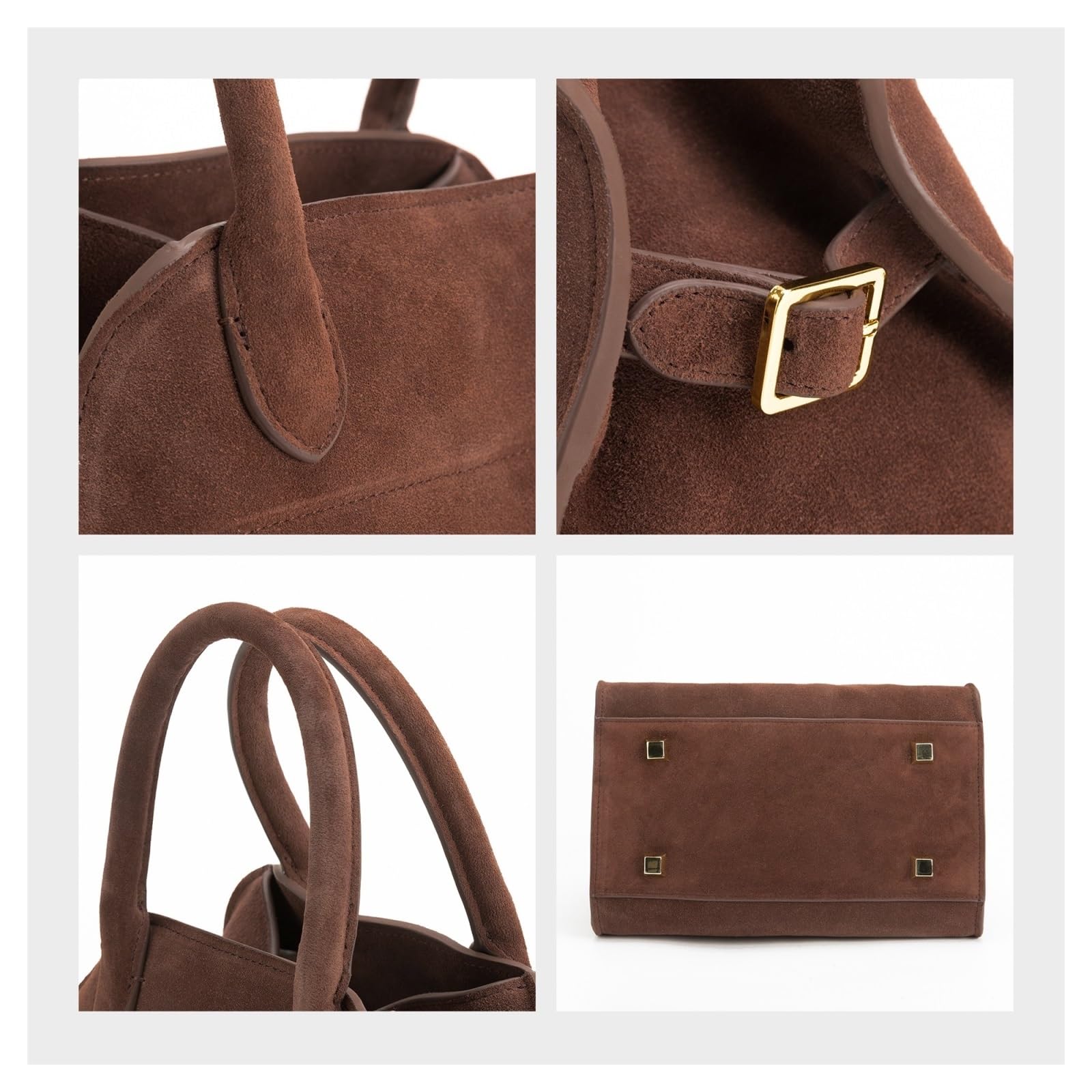 Genuine Leather Women's Large Tote Bag - Spacious Travel Handbag with Crossbody Strap | Stylish Work, Shopping & Weekend Getaway Purse for Women