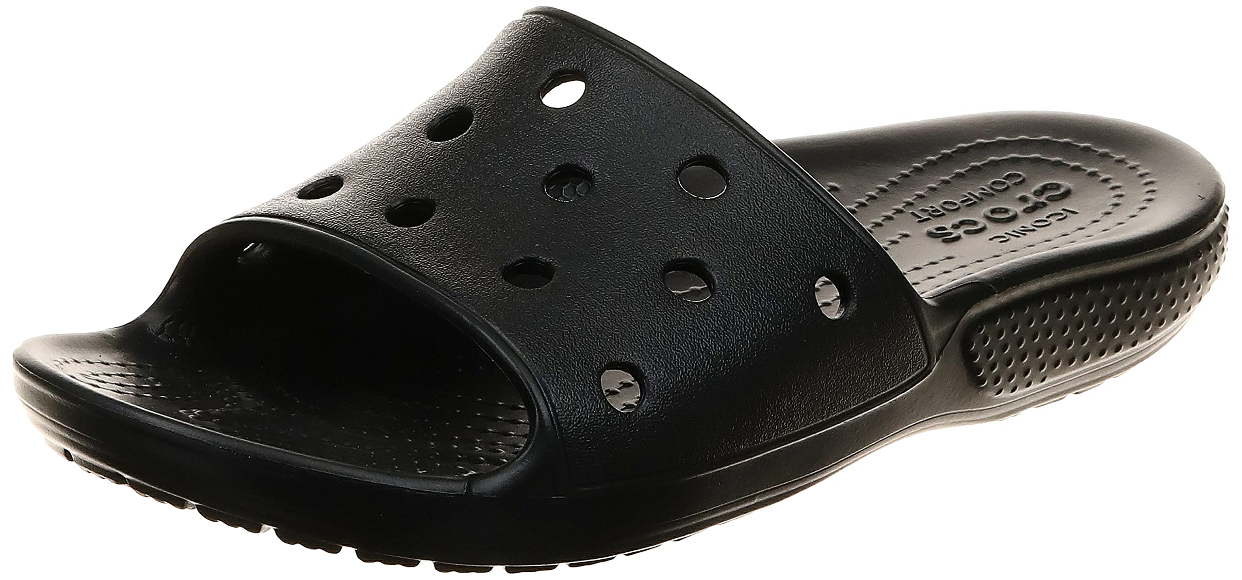 Crocs Unisex-Child Classic Slide Sandals - Comfortable Kids Water Shoes for Beach, Pool & Outdoor Play