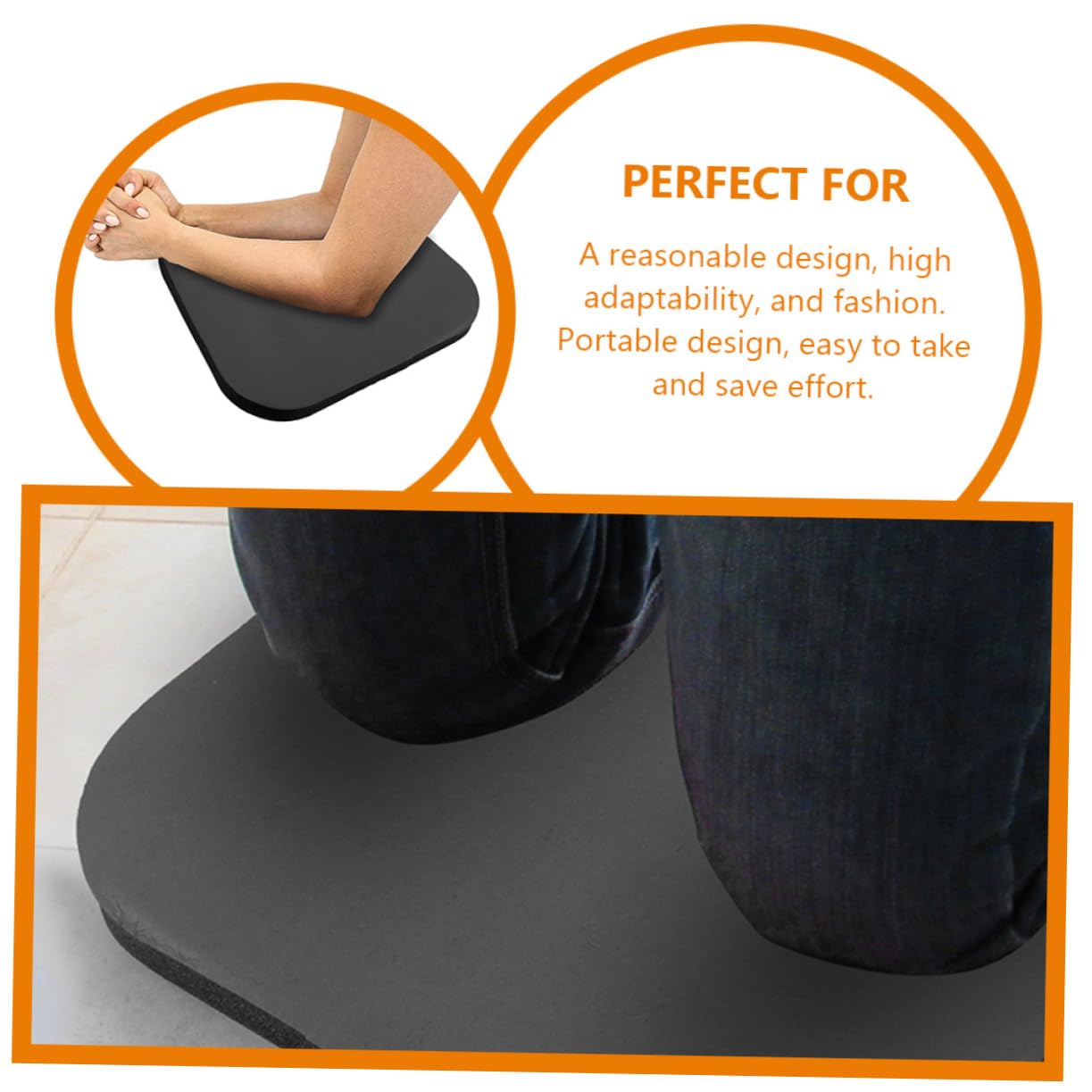 VANZACK 4-Piece Garden Kneeling Pads - Soft EVA Foam Knee Protection Pads for Gardening, Home Improvement & Carpentry - Comfortable Cushion for Floor Work, Tile Installation & Outdoor Activities