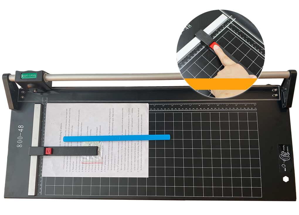 48 Inch Precision Rotary Paper Trimmer - Professional Photo Paper Cutter for Scrapbooking, Crafting & Office Use - Heavy Duty Cutting Tool for Cardstock, Photos & Documents