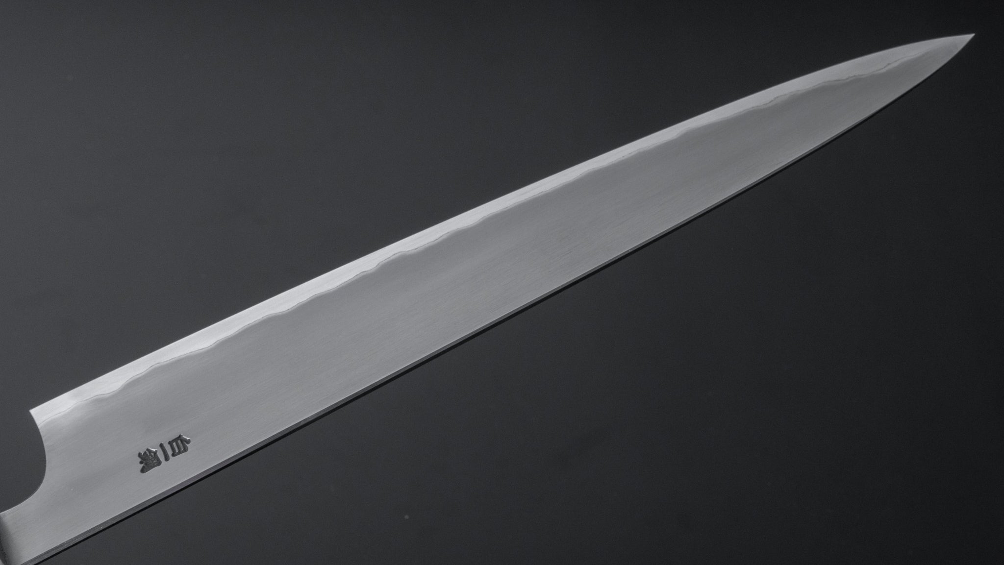 Premium Hitohira Togashi White #1 Stainless Clad Sujihiki Knife 270mm - Japanese Chef Knife with Ebony Handle - Perfect for Slicing Sashimi, Roasts & Sushi Preparation