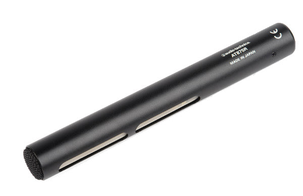 Audio Technica AT875R Line/Gradient Shotgun Condenser Microphone - Professional Studio & Field Recording for Film, Podcasts, and Broadcast