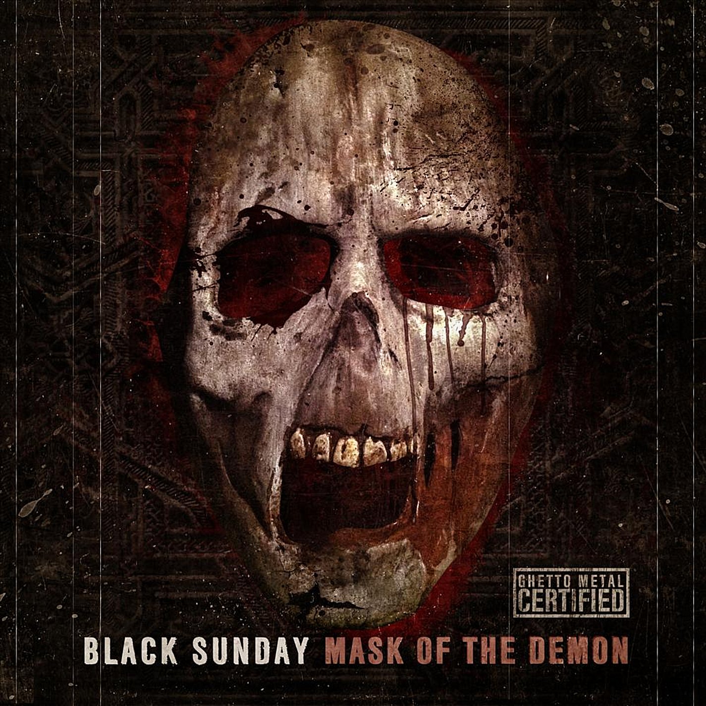Demon Mask - Scary Halloween Costume Accessory for Cosplay, Horror Parties & Theatrical Performances