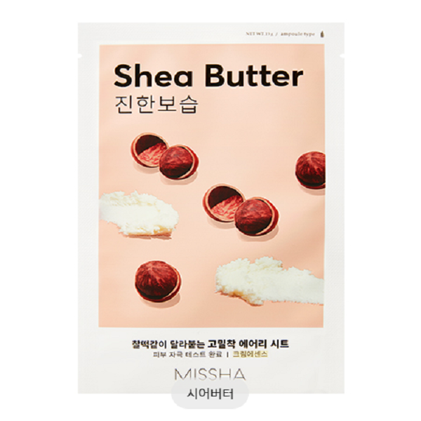 Missha Airy Fit Sheet Mask - Hydrating & Brightening Facial Mask for Glowing Skin | Korean Skincare for Daily Use & Spa Nights