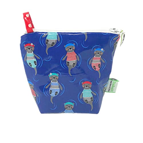 Eco-Friendly Reusable Sandwich Bags with Cute Otter Design - Perfect for School Lunches, Picnics & Zero Waste Lifestyle