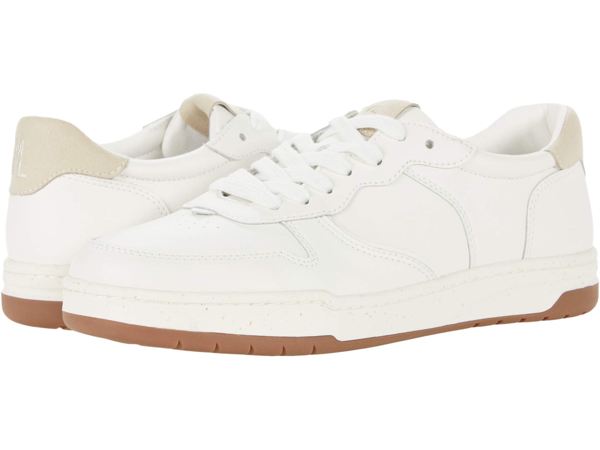 Madewell Women's Court Sneakers - Comfortable White Leather Low Top Casual Shoes for Women | Perfect for Walking, Work & Everyday Outfits
