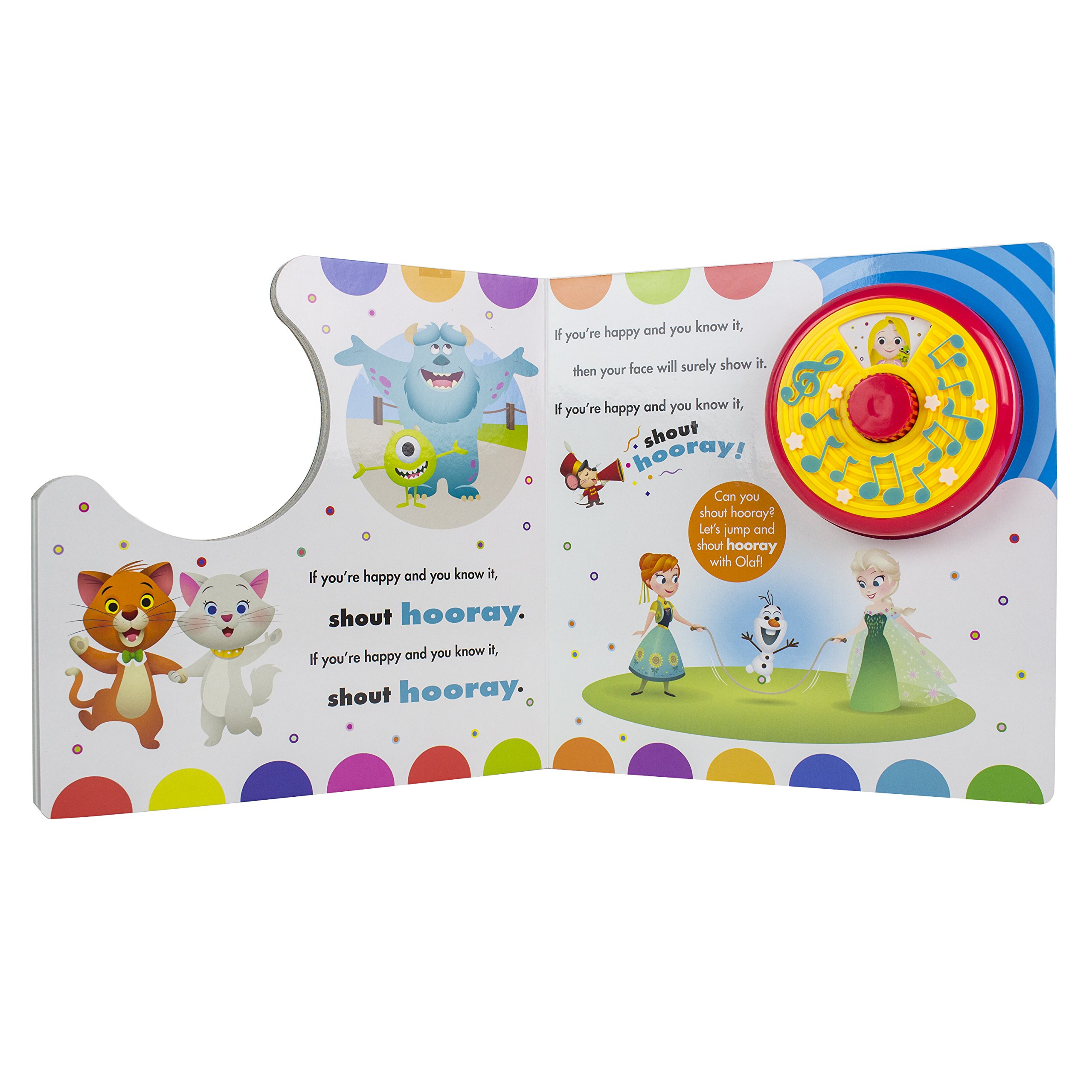 Disney Baby Sound Book - Mickey Mouse, Toy Story & Frozen Musical Toy with 