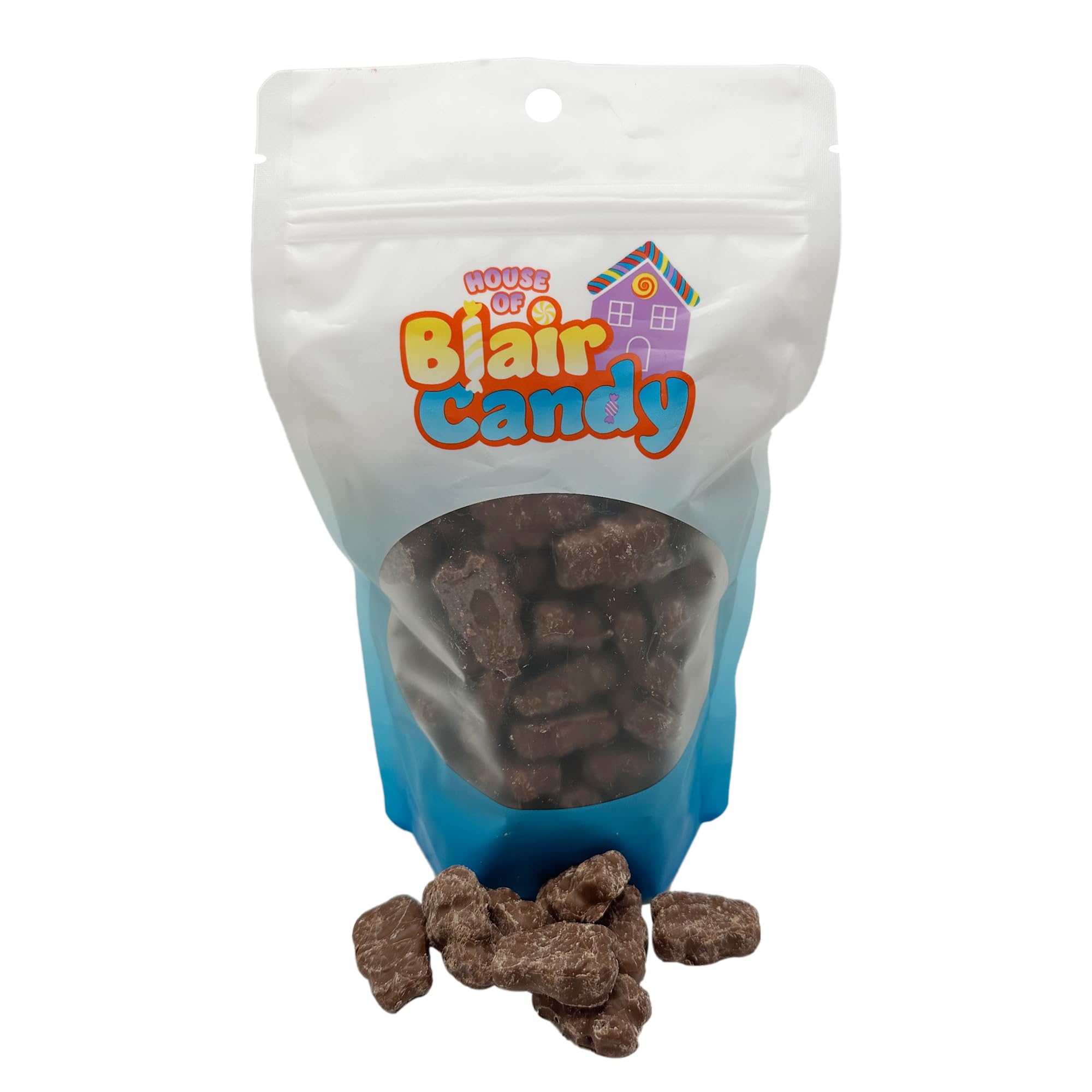 Delicious Milk Chocolate Covered Gummi Bears - 1lb Bulk Candy in Resealable Stand-Up Bag - Assorted Fruit Flavors - Perfect for Parties, Holidays, Gifts & Movie Night Snacks