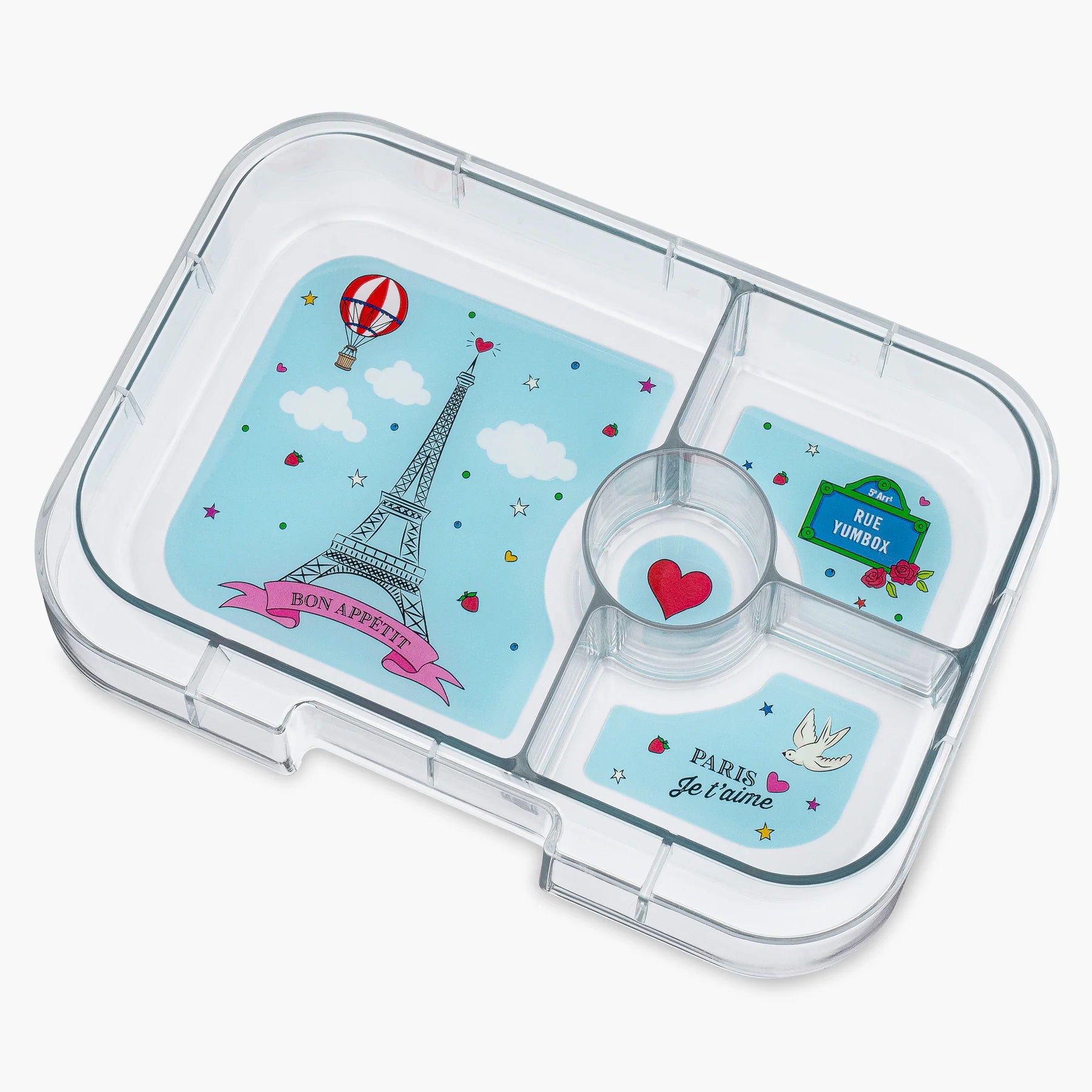 Yumbox Panino 4 Compartment Bento Box Tray Insert - Perfect for School Lunches, Picnics & Healthy Meal Prep