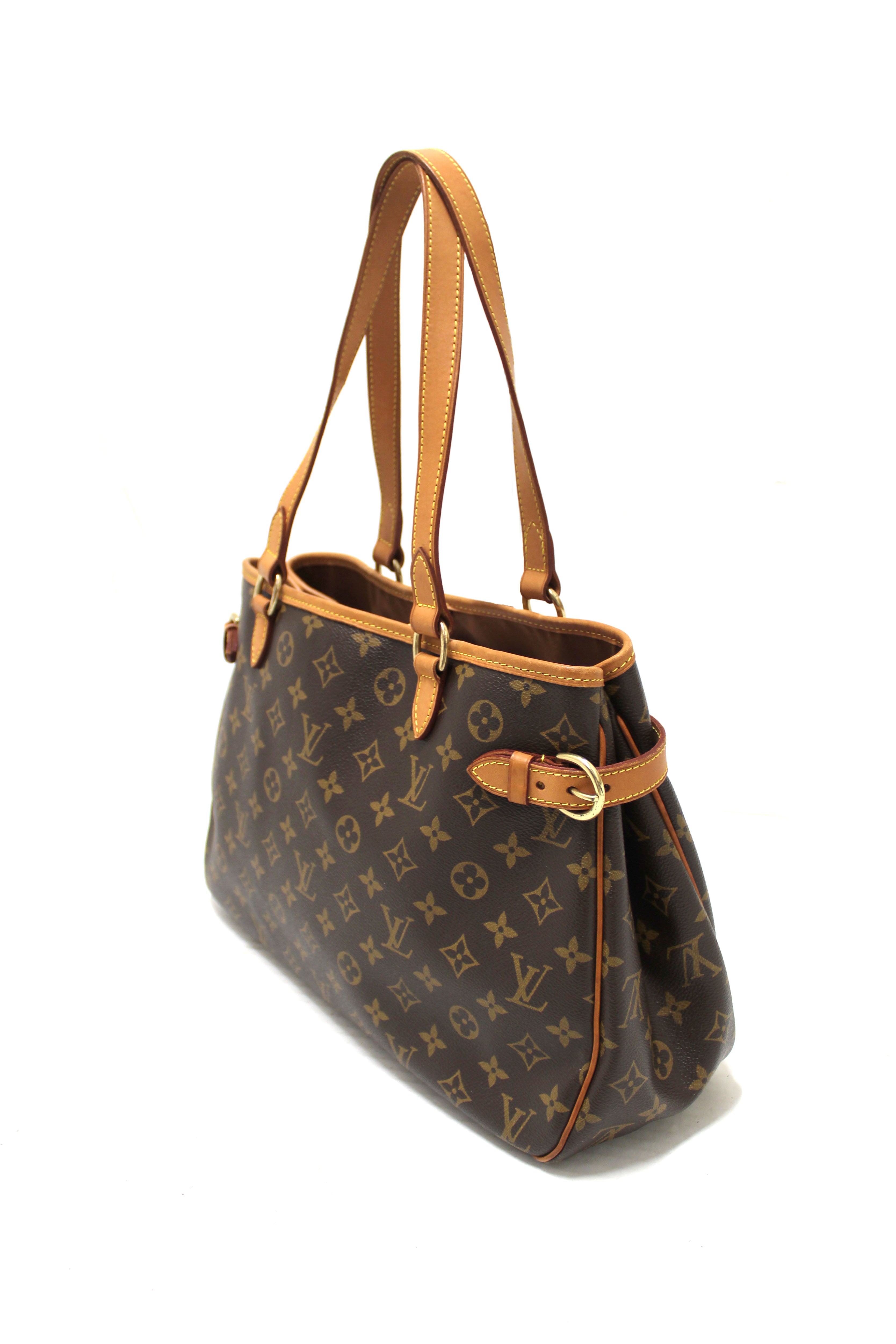 Authentic Louis Vuitton Monogram Batignolles Horizontal Tote Bag - Luxury Designer Shoulder Bag for Women, Perfect for Work, Travel & Everyday Use