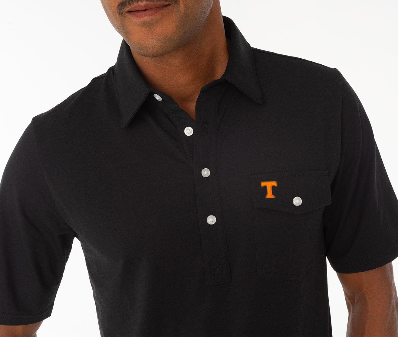 Tennessee Coach's Performance Players Shirt - Moisture Wicking Athletic T-Shirt for Men - Black - Perfect for Football, Baseball & Basketball Training Sessions