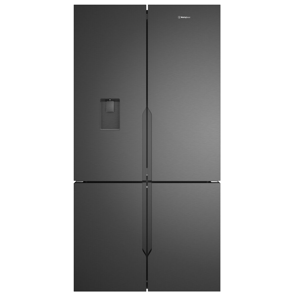 Westinghouse 564L Plumbed French Door Refrigerator with Quad Doors in Matte Black - WQE5650BA | Perfect for Large Kitchens, Restaurants & Entertaining Spaces