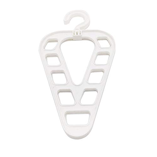 FEIMENGALL 9-Hole Magic Clothes Hanger - Space Saving Closet Organizer for Scarves, Ties & Accessories - Multi-Function Drying Rack & Wardrobe Storage Solution (White) - Perfect for Small Spaces & Closet Organization