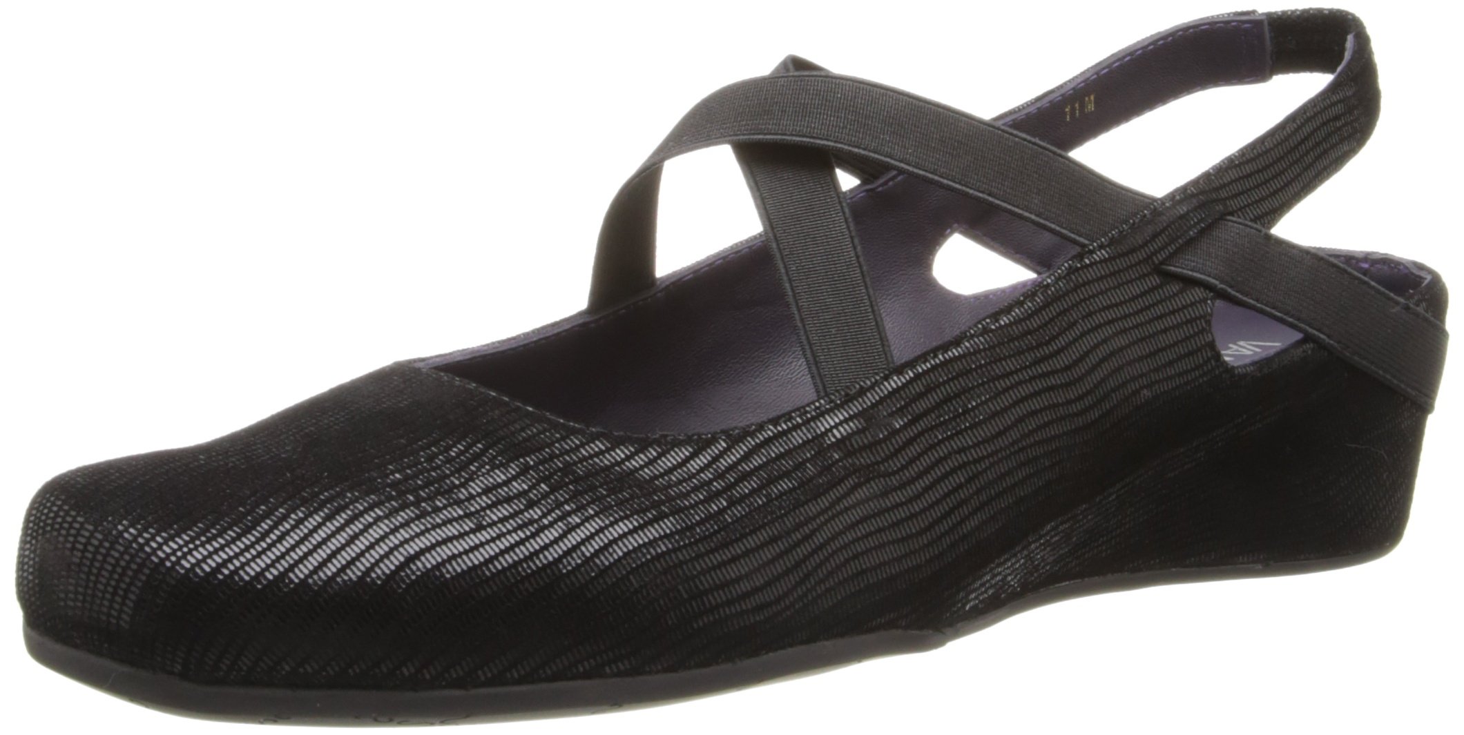 VANELi Women's Marjory Sling Back Flats - Comfortable Casual Shoes for Women - Black | Perfect for Office, Walking & Everyday Wear