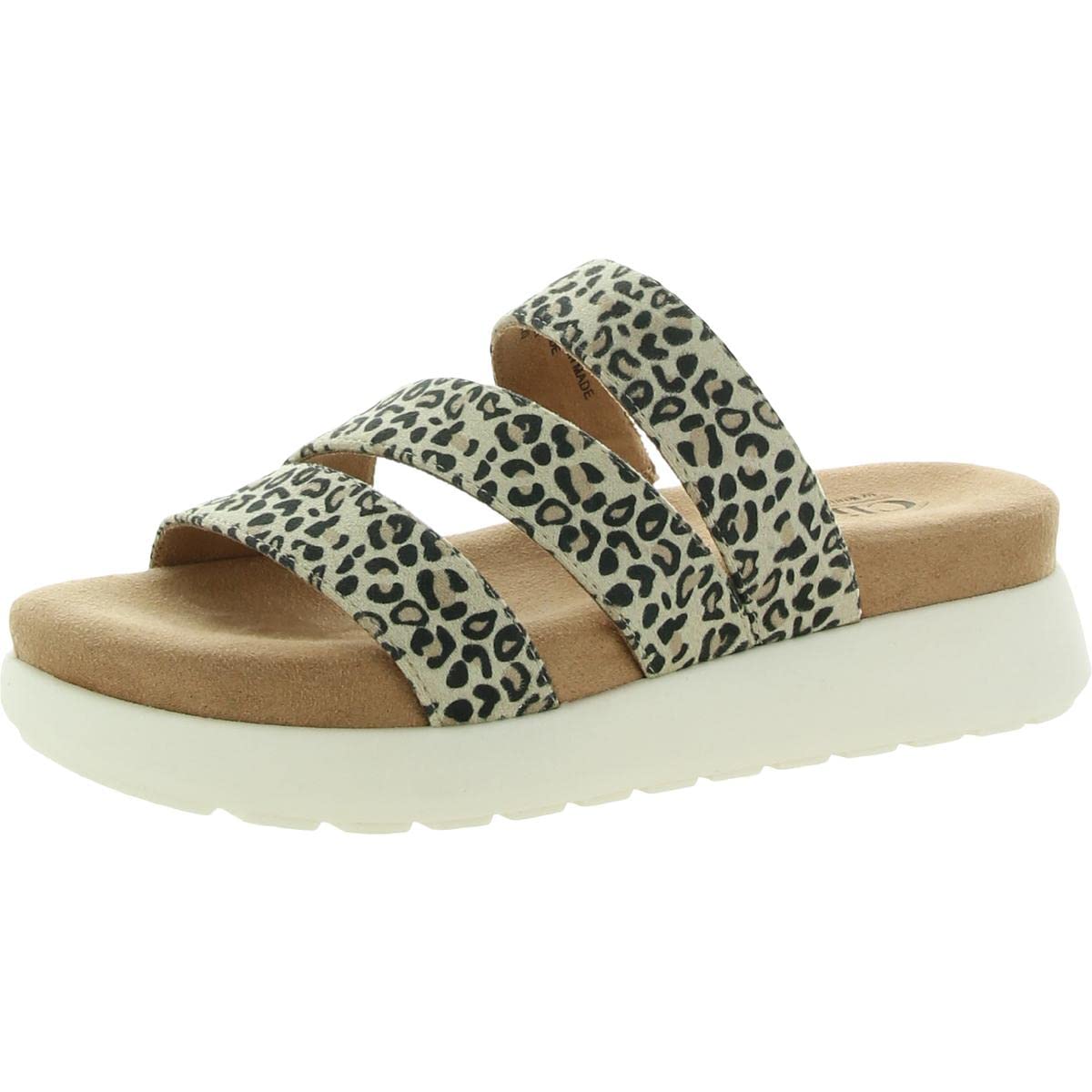 White Mountain Women's Slide Sandals - Comfortable for Beach & Casual Wear