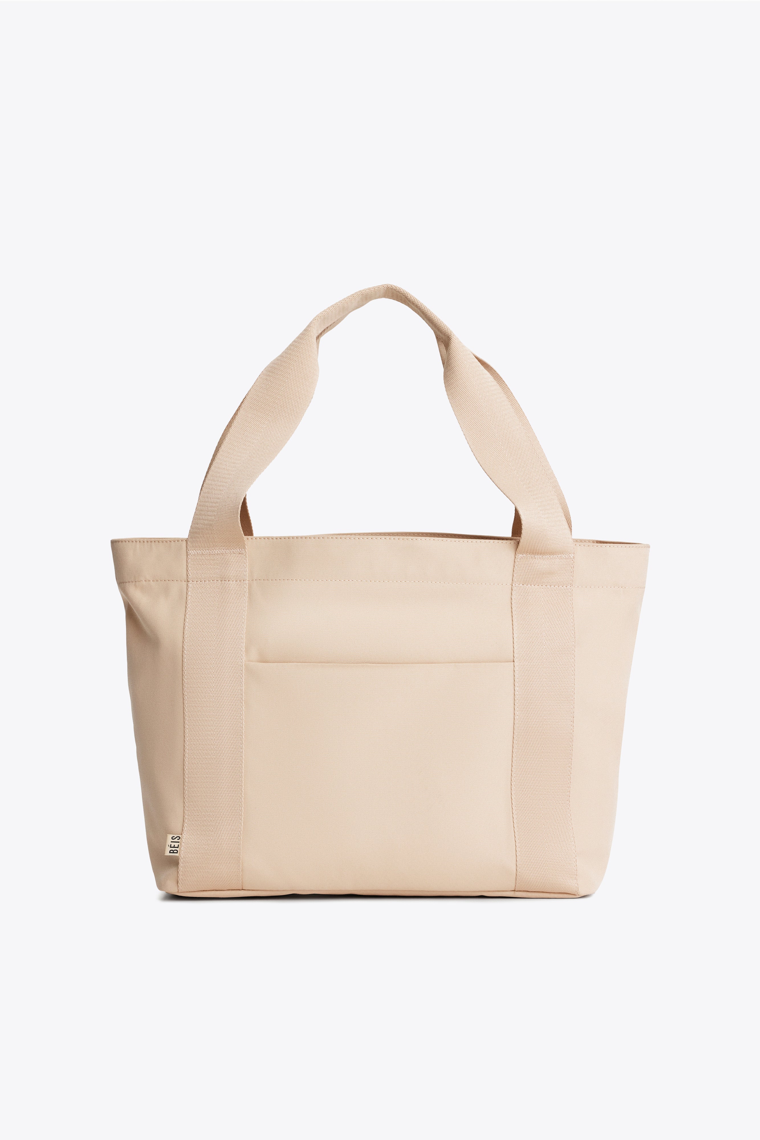 The BÉISics Tote Bag in Beige - Stylish & Spacious Canvas Tote for Work, Travel & Everyday Use