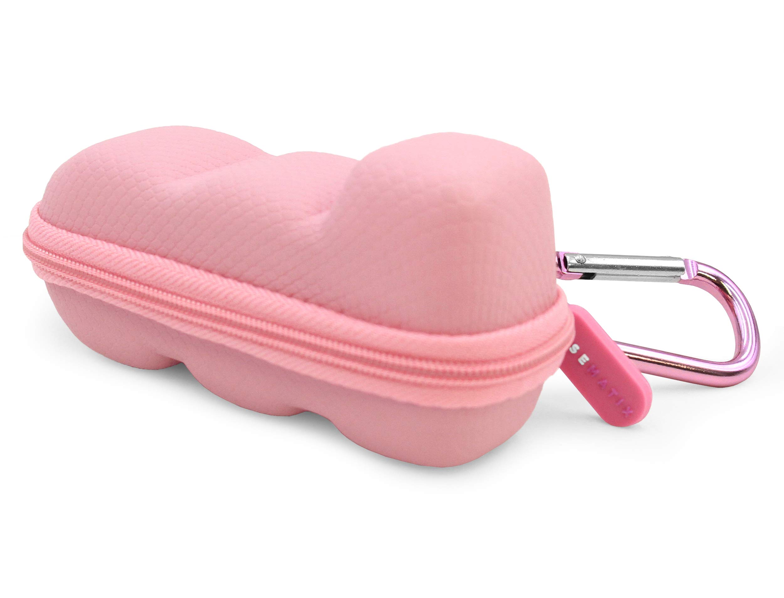 CASEMATIX Pink Asthma Inhaler Travel Case - Compact Protective Holder for Inhalers | Perfect for Travel, Gym & Everyday Use