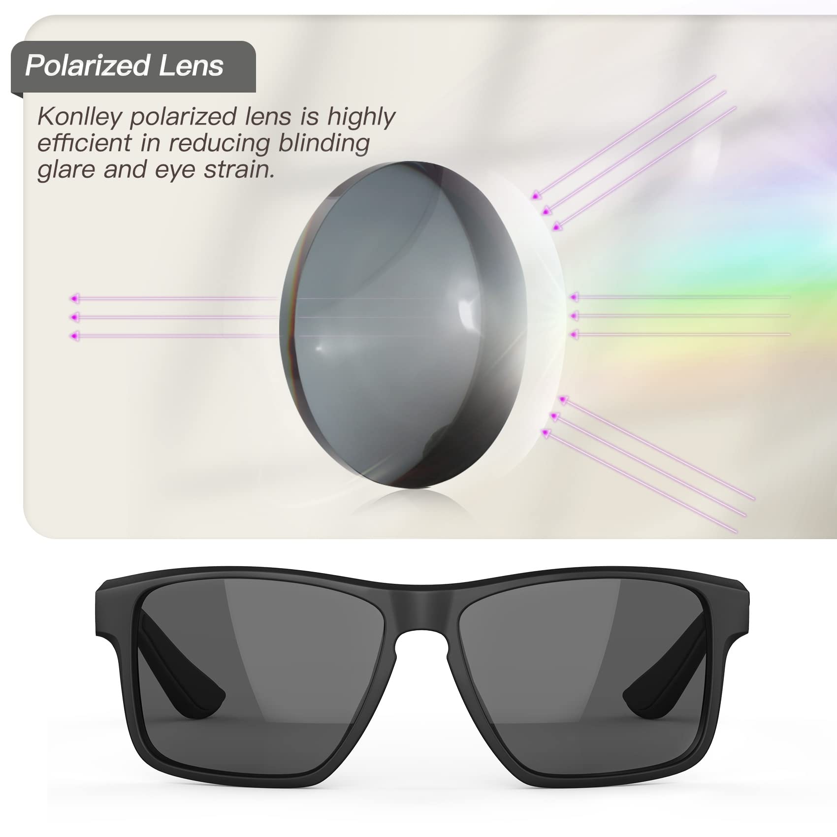 **Polarized Floating Sunglasses for Men & Women - UV Protection, Anti-Glare for Water Sports, Fishing, Boating & Outdoor Activities**
