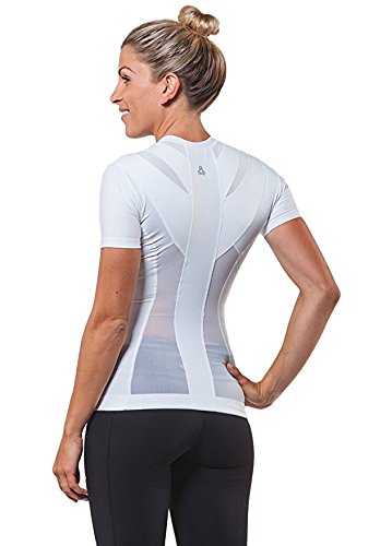 ALIGNMED Posture Shirt 2.0 with Zipper - Women's Posture Correcting Shirt for Back Pain Relief & Better Alignment | Perfect for Office Work, Yoga & Daily Wear