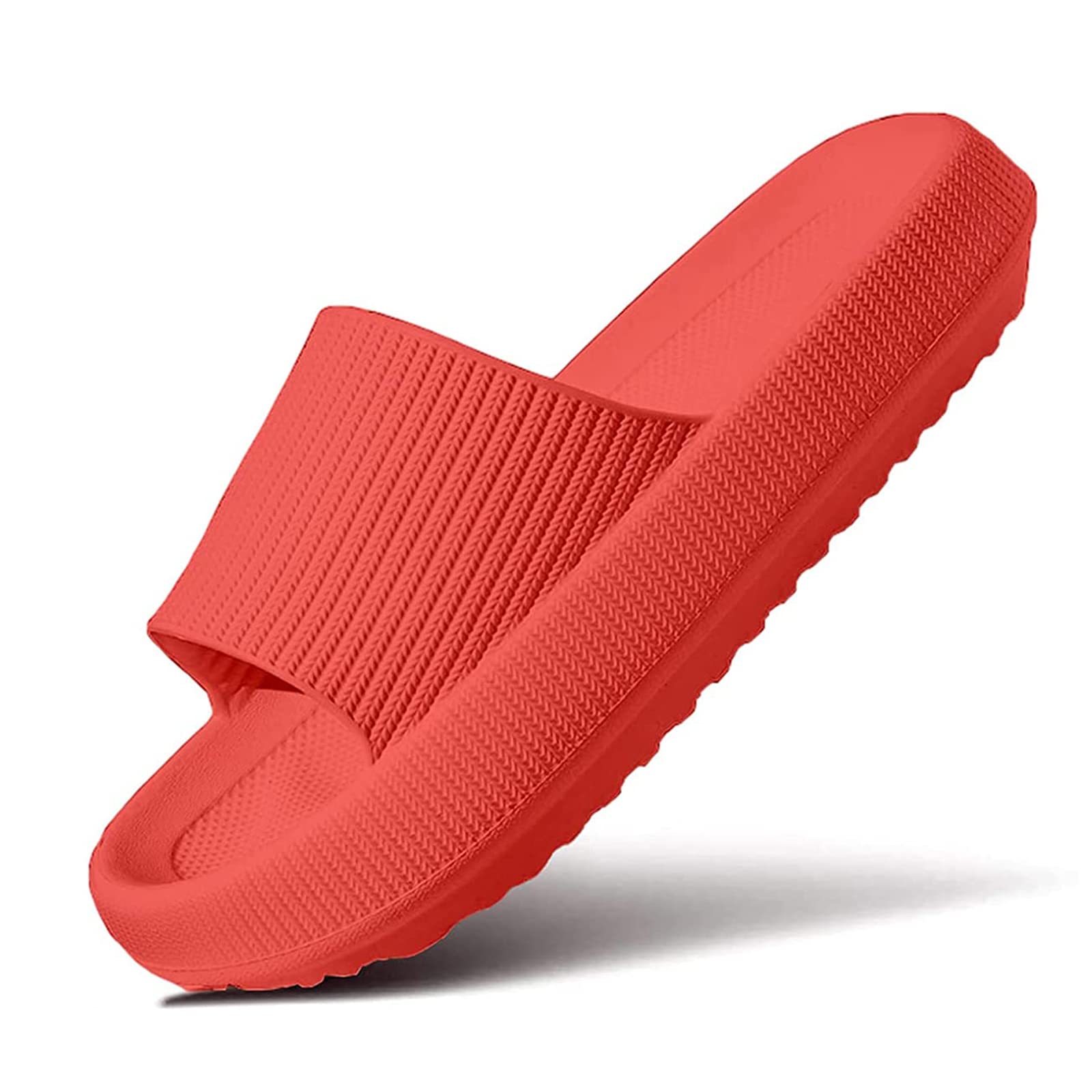 Cloud Slippers for Women and Men - Ultra Soft Pillow House Slippers with Non-Slip Sole | Comfortable Shower Slides & Bathroom Sandals | Perfect for Indoor, Spa, Hotel and Relaxation at Home