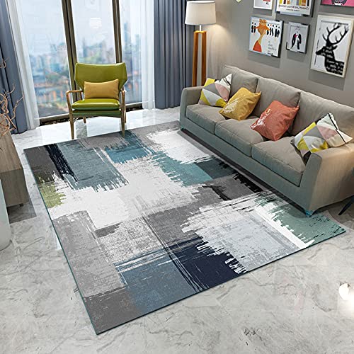 Non-Shedding Soft Touch Short Pile Area Rug - 160cm x 230cm (5'3