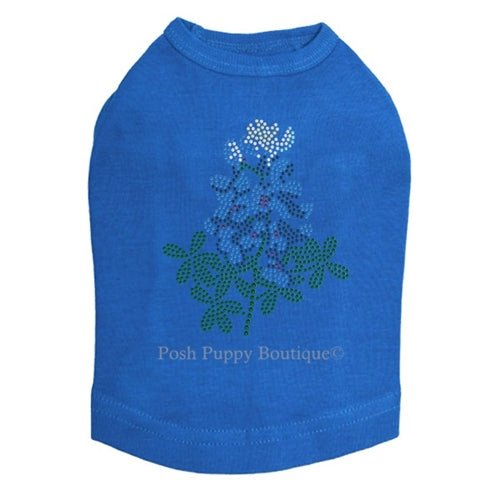 Bluebonnet Rhinestone Tank Tops for Women - Sparkling Summer Tops in Multiple Colors - Perfect for Parties, Beach & Casual Wear