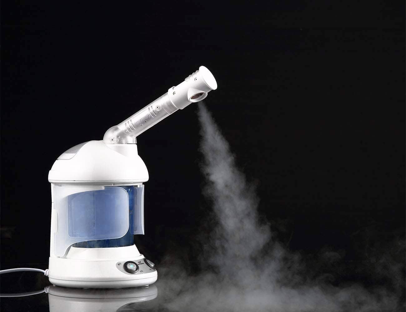 Elitzia ETKD2328a 2-in-1 Ionic Ozone Facial & Hair Steamer with Hood - Professional Home Salon Hair Care & Skin Treatment for Deep Conditioning & Hydration | Perfect for Spa Days & Self-Care Routines