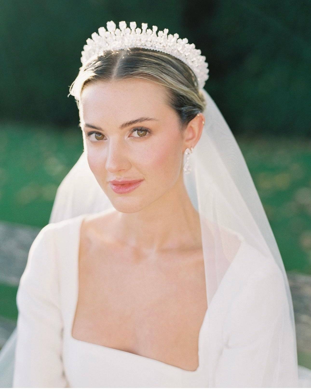 Custom GAYLE Royal Bridal Crown - Elegant Wedding Tiara for Brides, Princess-Themed Parties & Photo Shoots