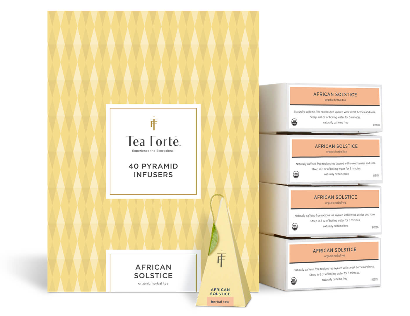 Event Box African Solstice 40ct - Premium Herbal Tea for Relaxation & Wellness | Perfect for Stress Relief, Meditation & Evening Rituals