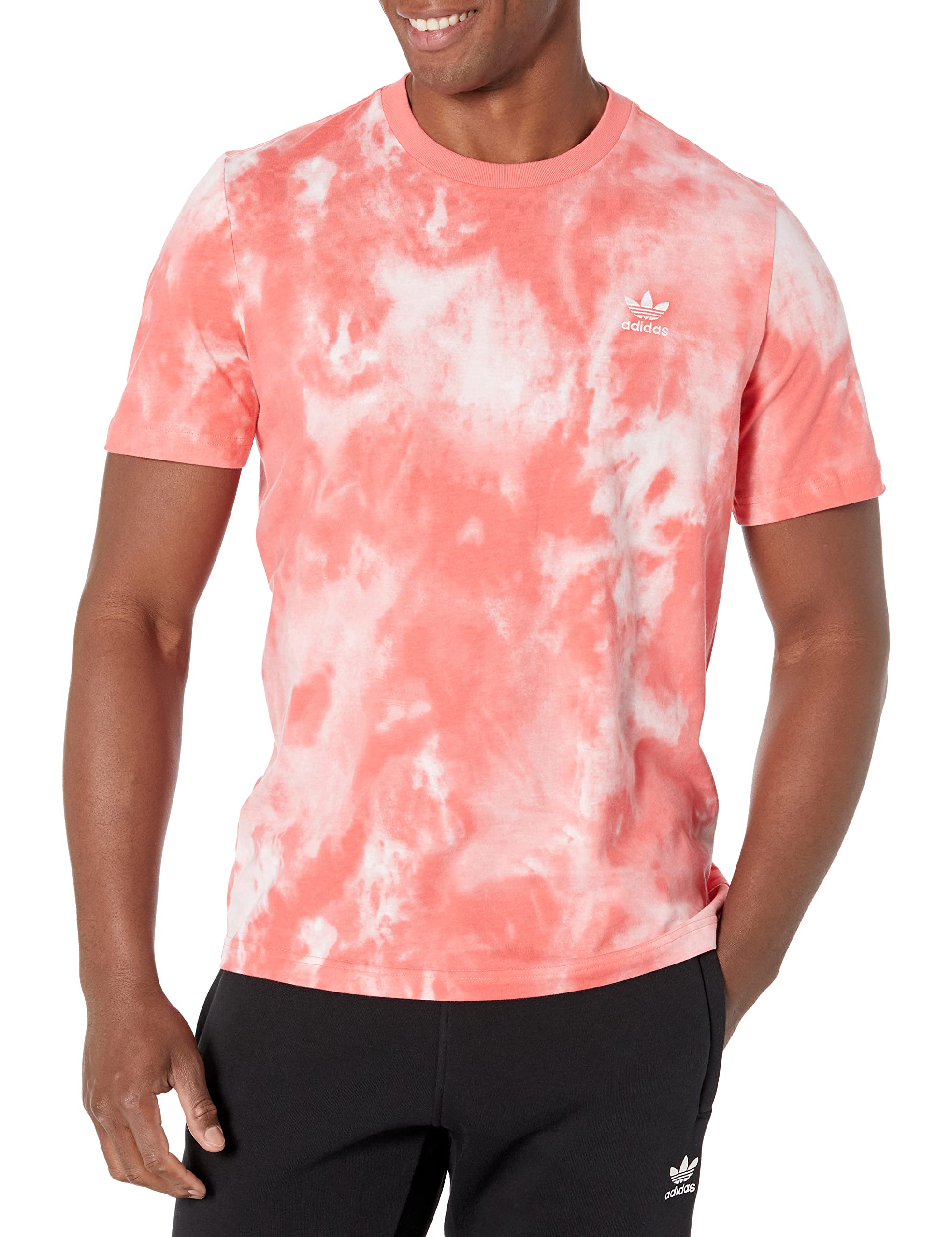 adidas Originals Men's Trefoil Essentials T-Shirt | Classic Cotton Crewneck Tee for Casual Wear & Street Style Outfits