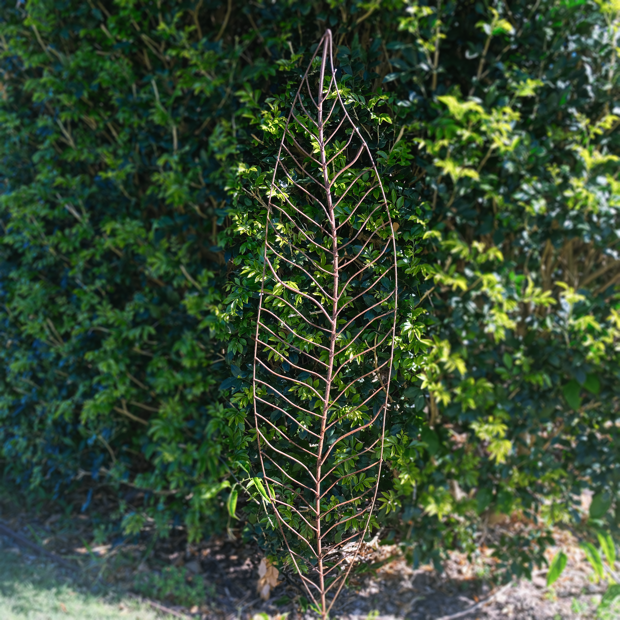 W4084 Narrow Leaves - Natural Rusted Artificial Greenery (Pack of 3) for Home Decor, Wedding Centerpieces & DIY Crafts