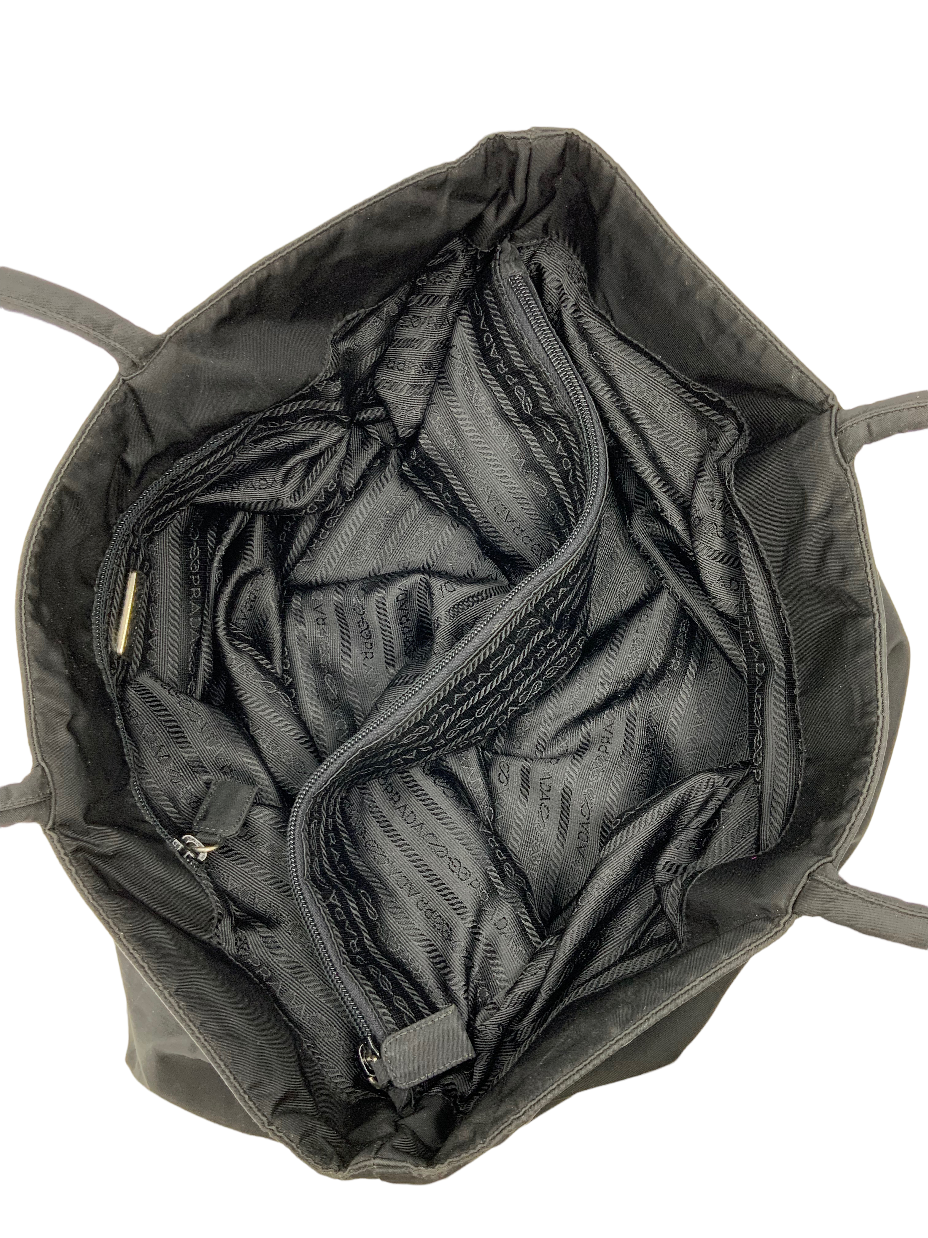 Prada Tessuto Nylon Large Tote Bag for Women | Luxury Designer Handbag | Waterproof & Lightweight | Perfect for Work, Travel & Everyday Use