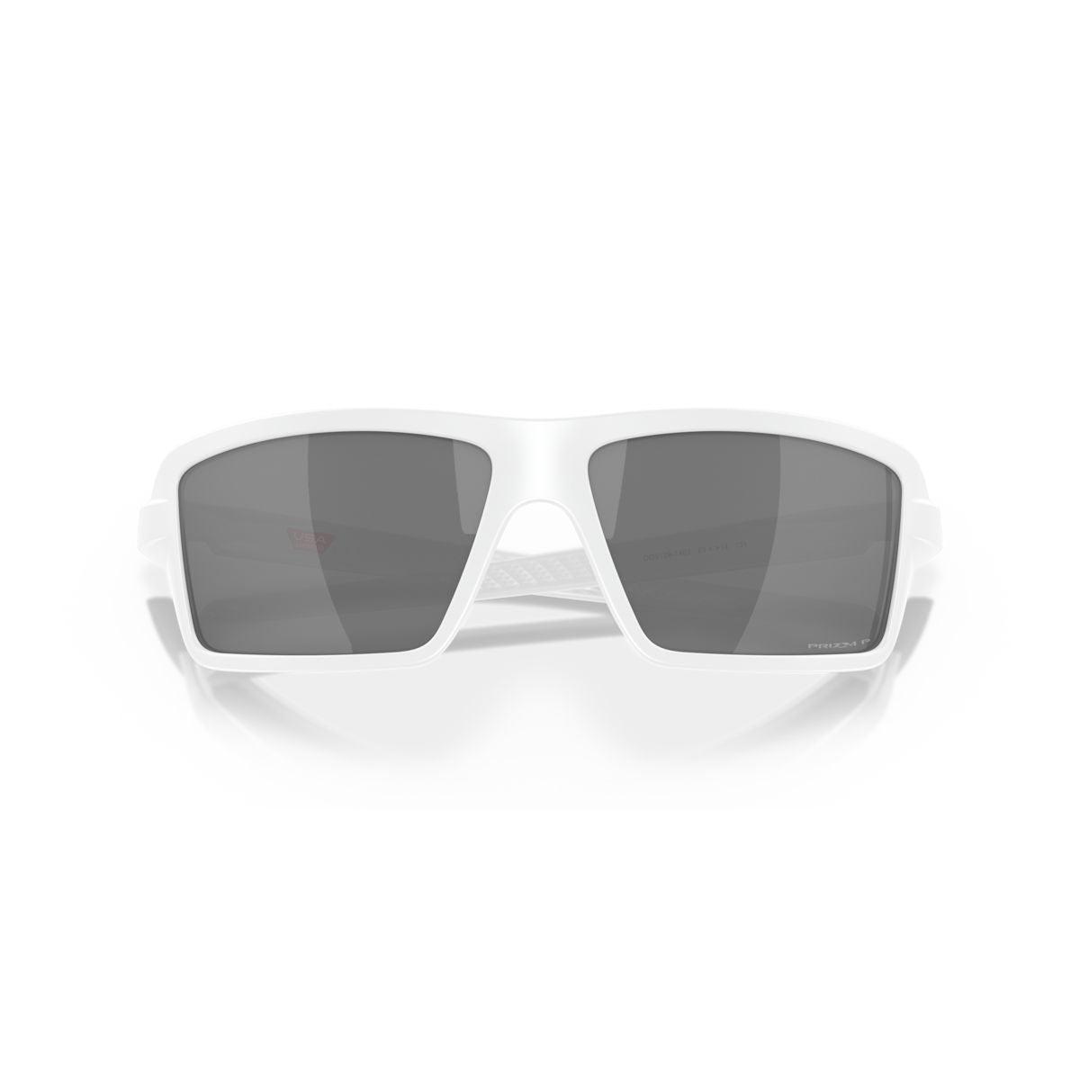 Oakley Cables Matte White/Prizm Black Polarized Sunglasses 0OO9129 912914 - Stylish UV Protection for Outdoor Sports & Driving