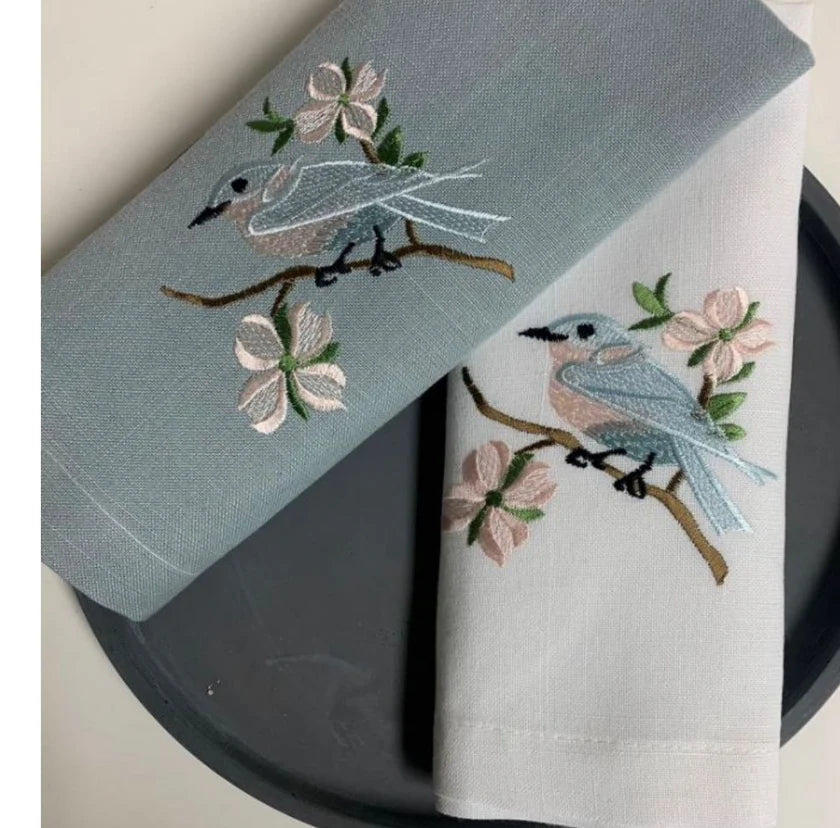 Adorn Bird Decorative Napkins - Pack of 6 Premium Paper Napkins for Dinner Parties, Weddings & Home Decor