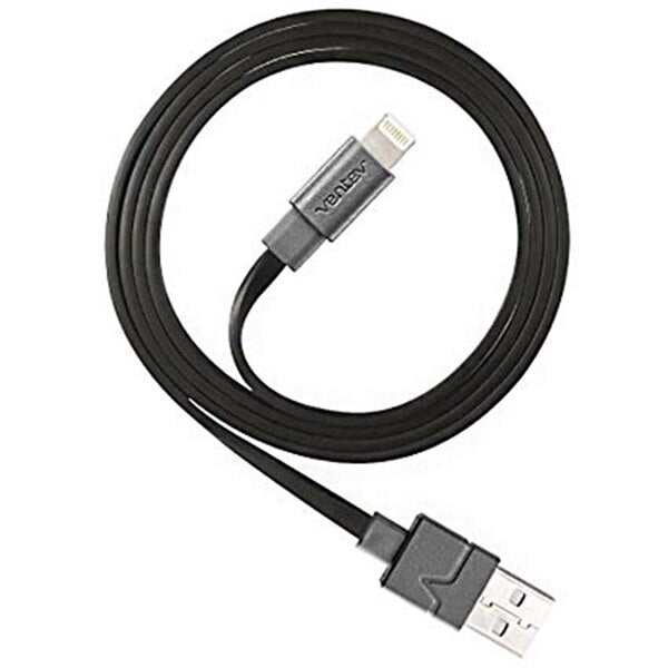 VT ChargeSync Lightning Cable 6FT Black - Fast Charging iPhone Cable for Home, Office, Car & Travel | Durable MFi Certified Lightning to USB Cable for iPhone 14/13/12/11/X/8/7/6