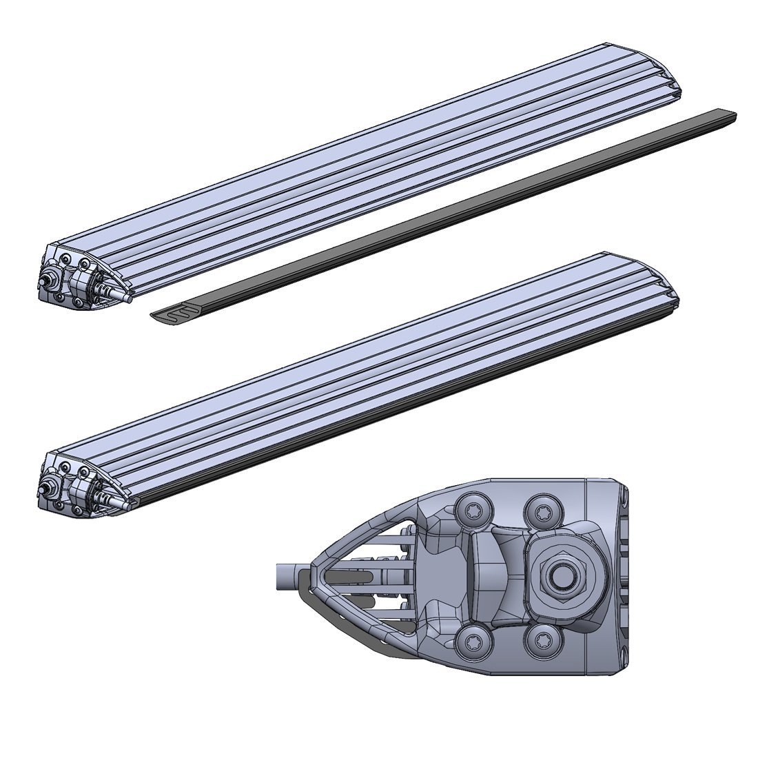 2021-2023 Ford Bronco Rigid SR Series LED Light Bar Roof Mount Kit - Off-Roading, Camping & Night Driving Accessories